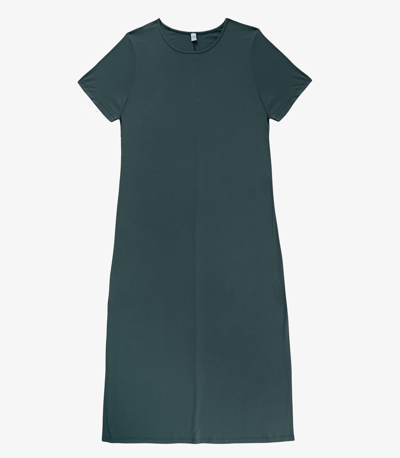 Vestido Feminino Midi Plus Size Infinita Cor Verde