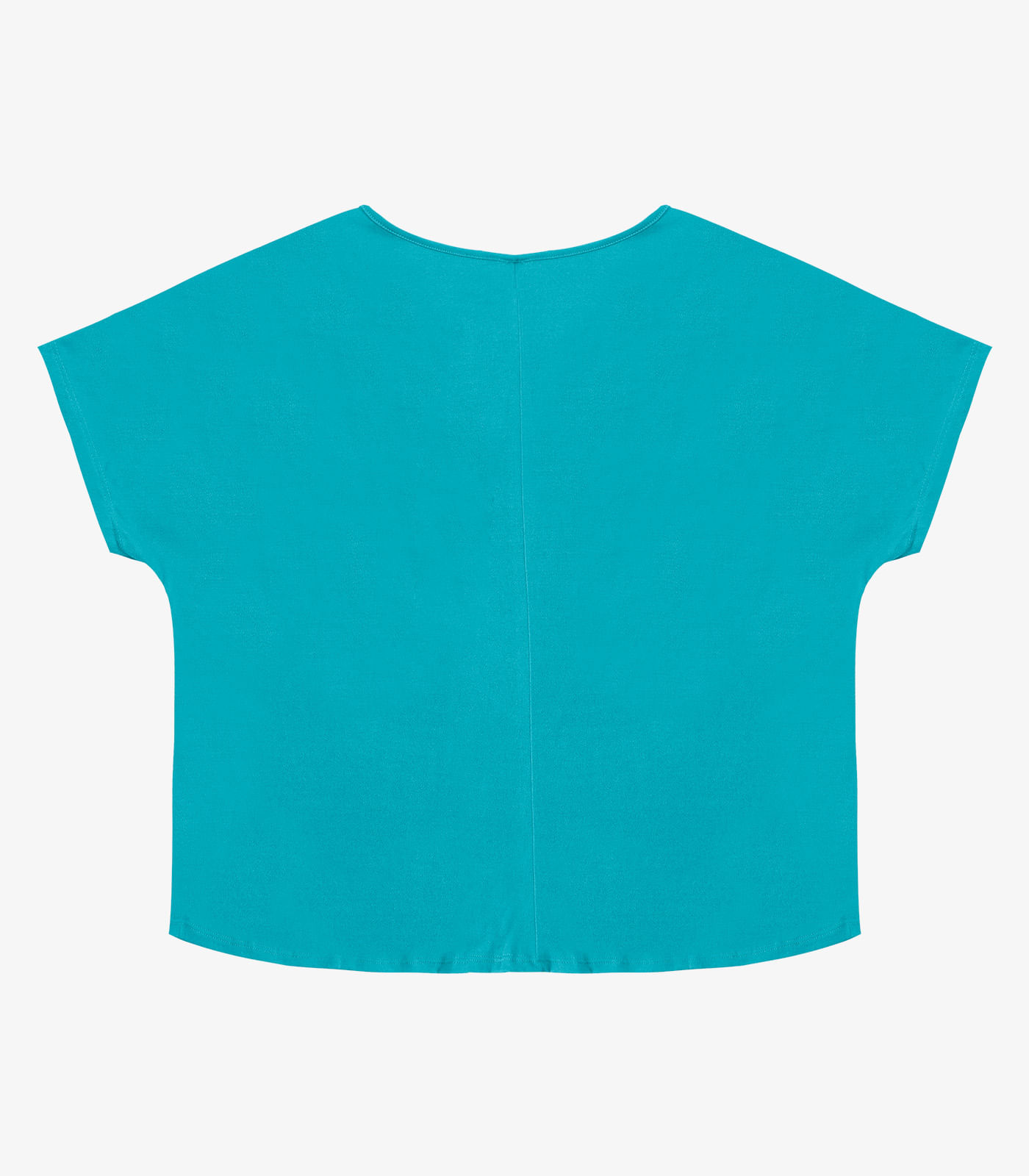 Blusa Lisa Plus Infinita Cor Azul - Imagem 24