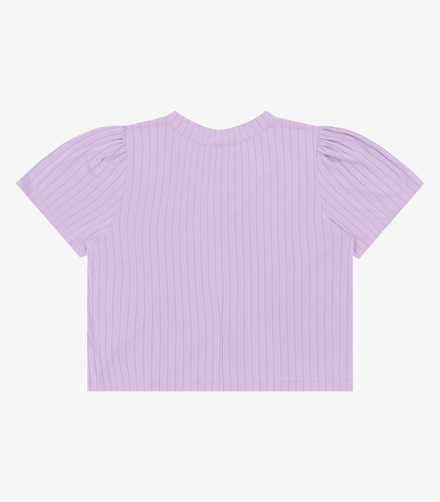 Blusa Canelada Plus Infinita Cor Roxo - Imagem 6