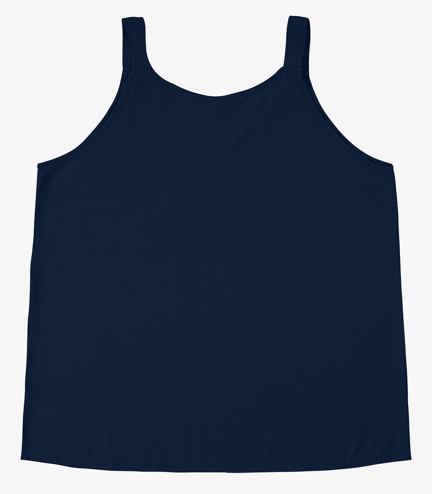 Regata Feminina Plus Size Infinita Cor Azul - Imagem 12