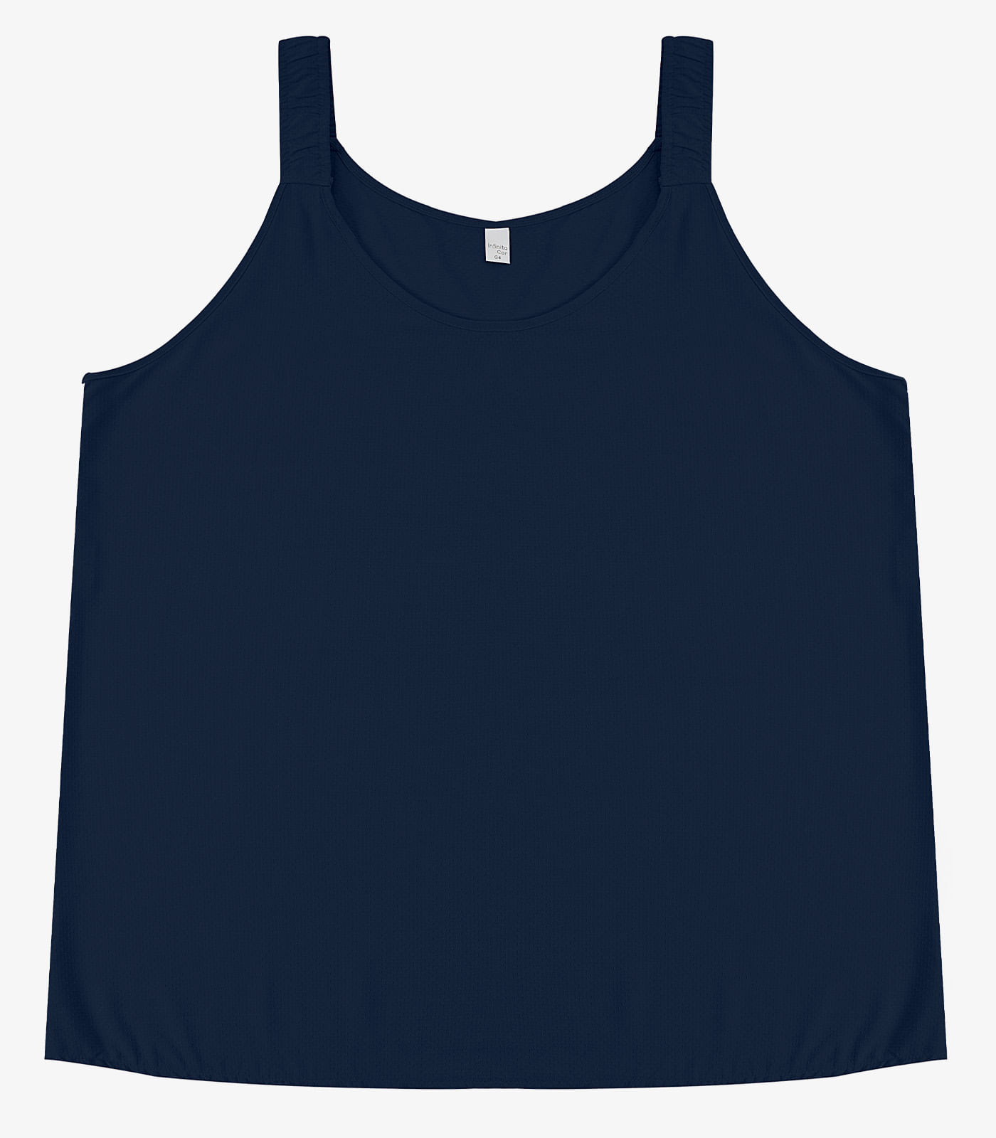 Regata Feminina Plus Size Infinita Cor Azul - Imagem 23