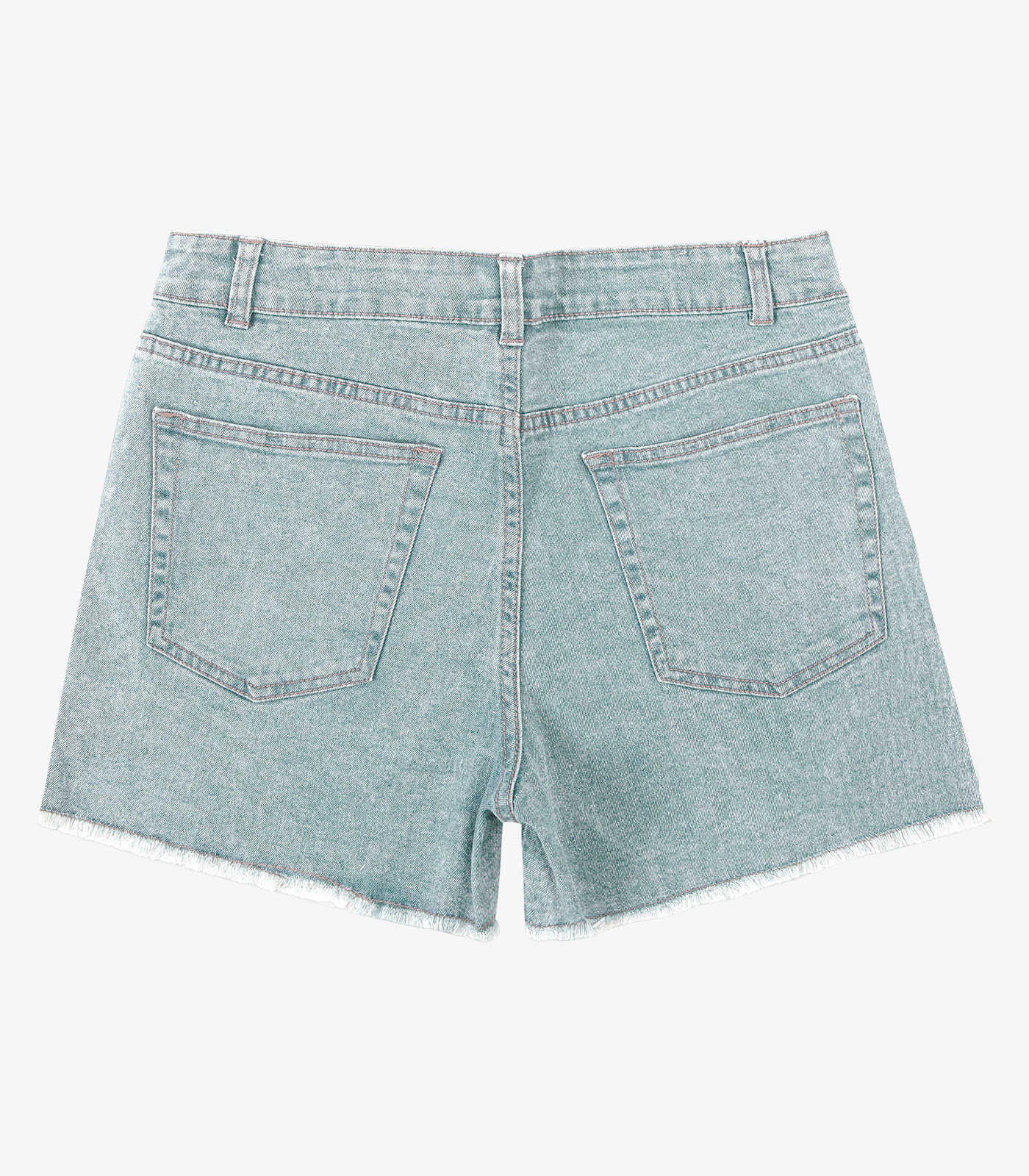 Shorts Jeans Feminino Adulto Básico Select Azul - Imagem 6