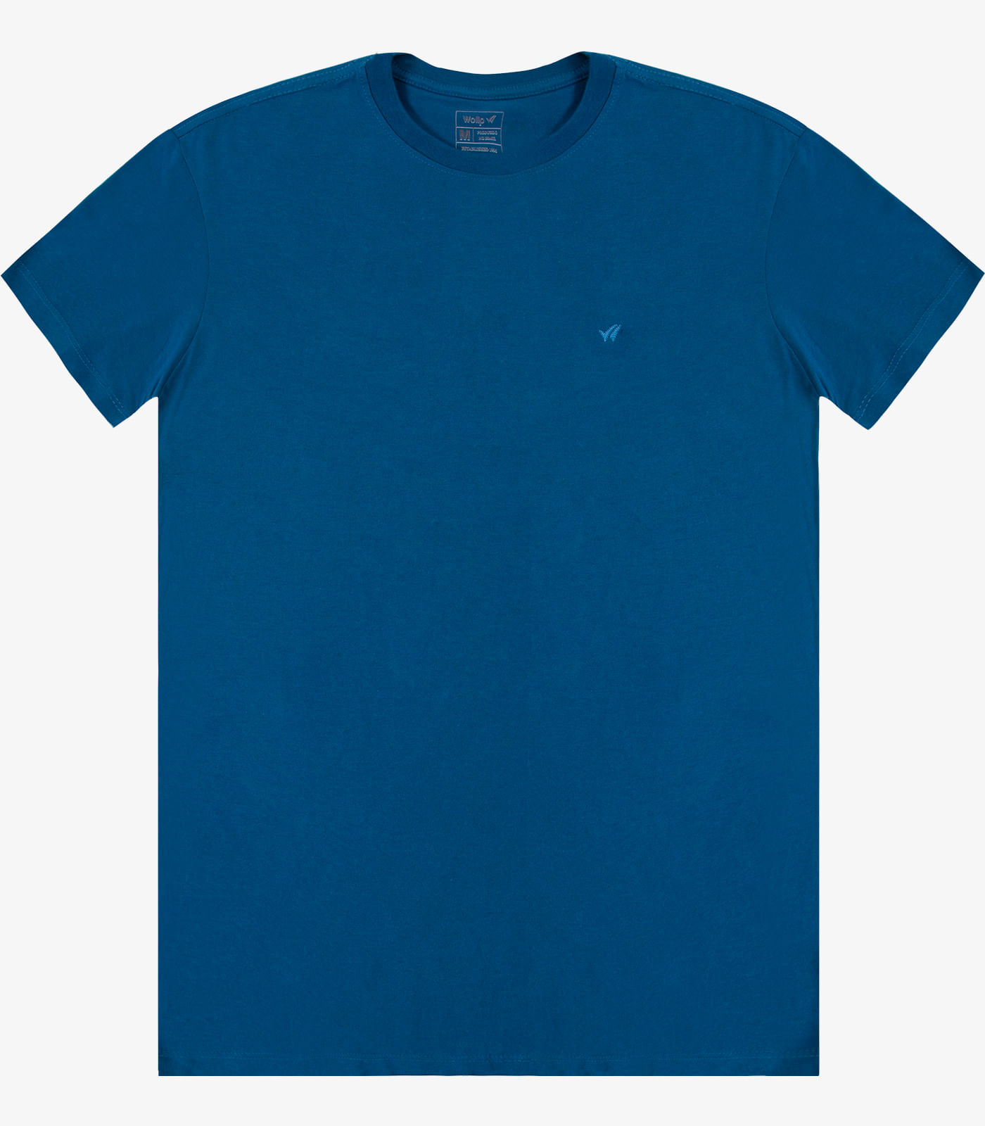 Camiseta Masculina Plus Size Básica Select Azul