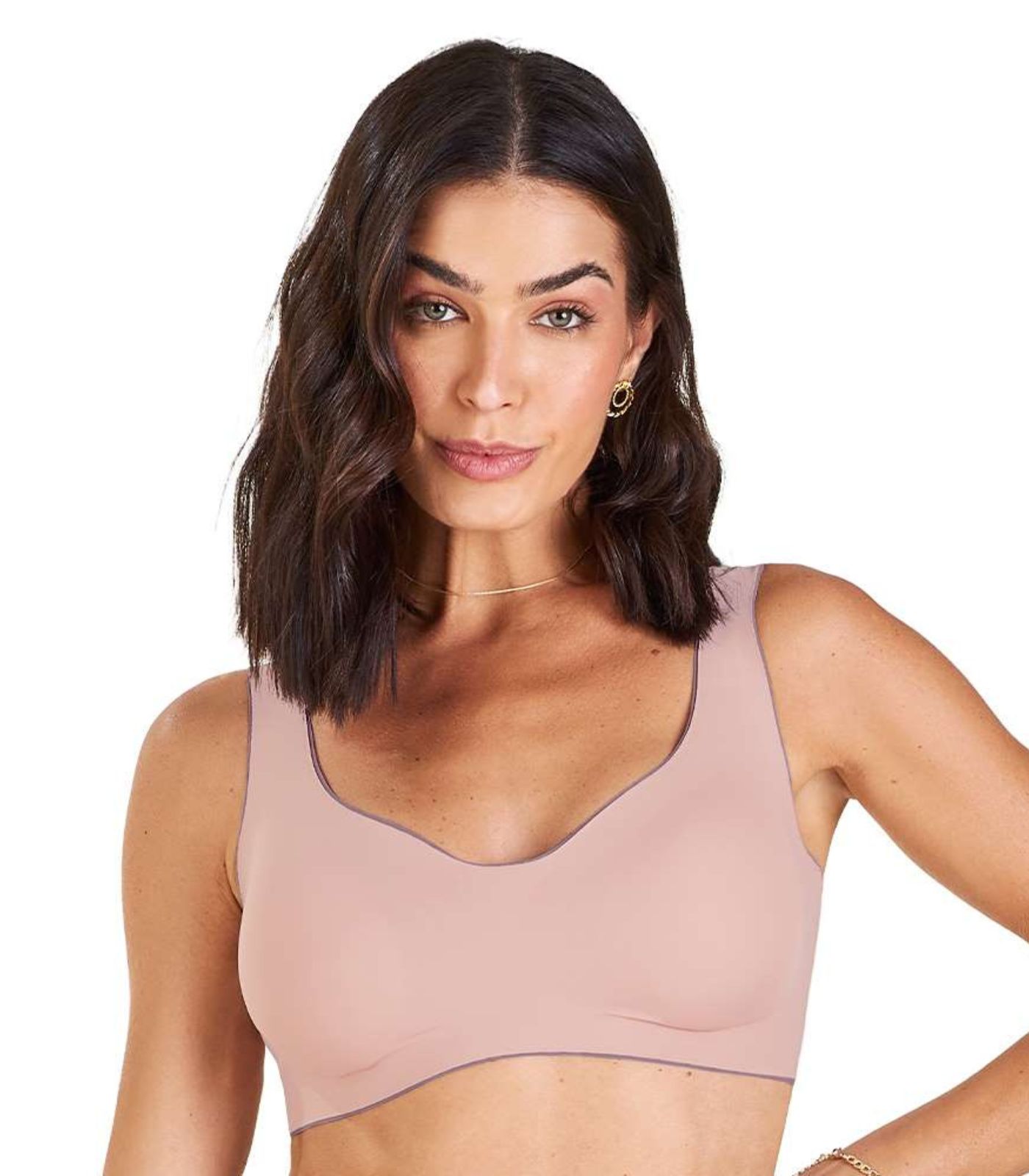 Sutiã Laser Termofusionado sem Costura Zee Rucci Rosa - Imagem 9