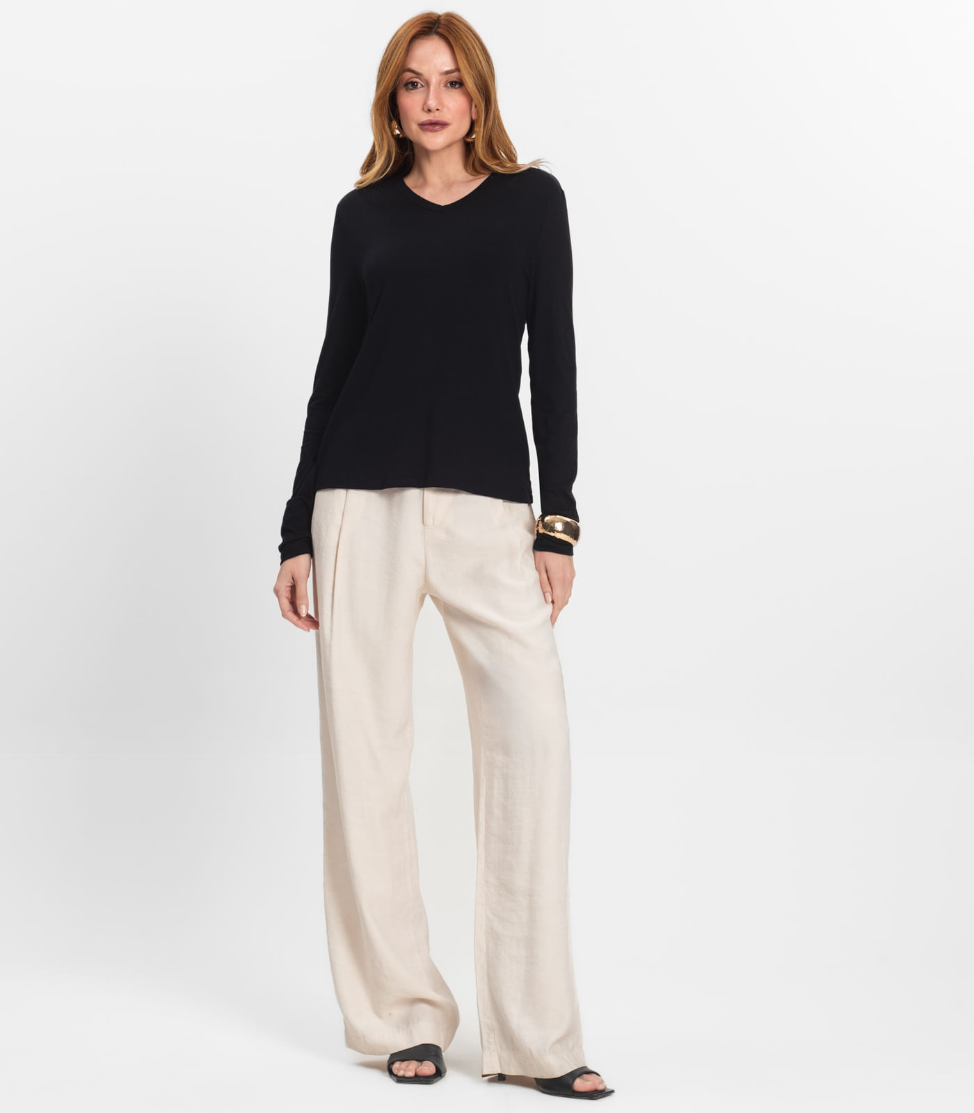 Blusa Manga Longa Select Preto - Imagem 8