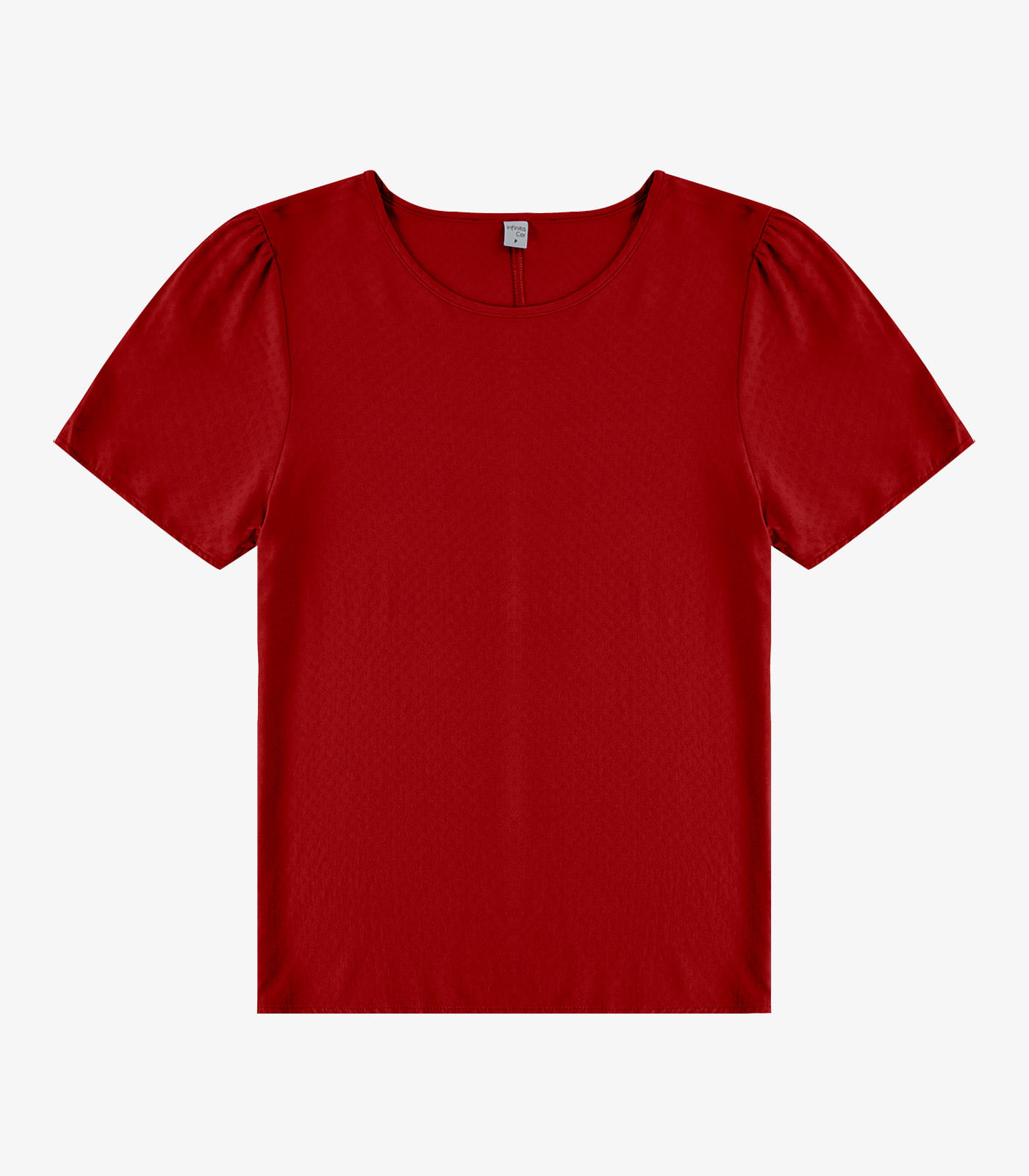 Blusa Feminina Em Viscose Infinita Cor Laranja - Imagem 5