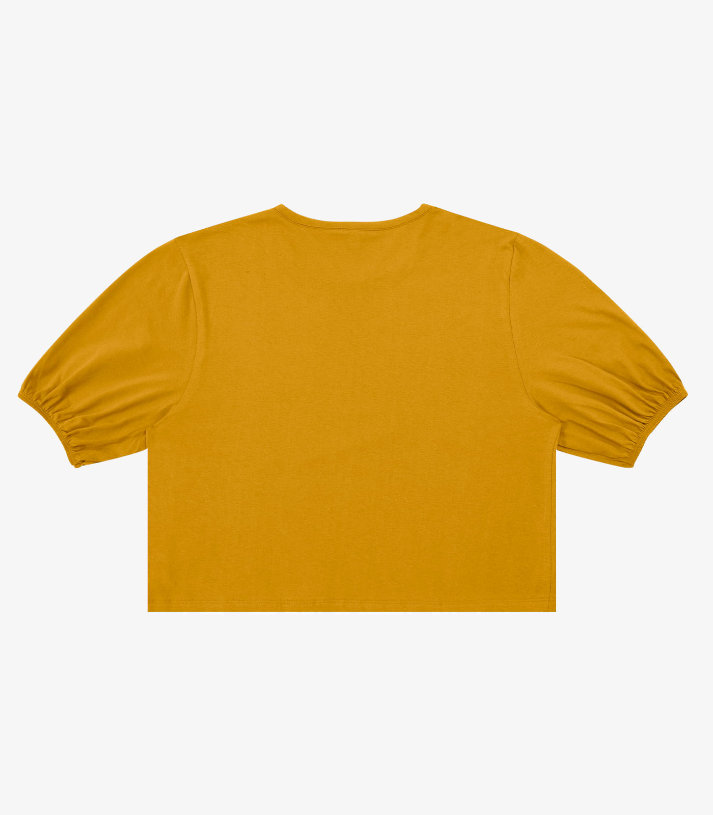 Blusa Manga Camponesa Feminina Rovitex Amarelo - Imagem 6