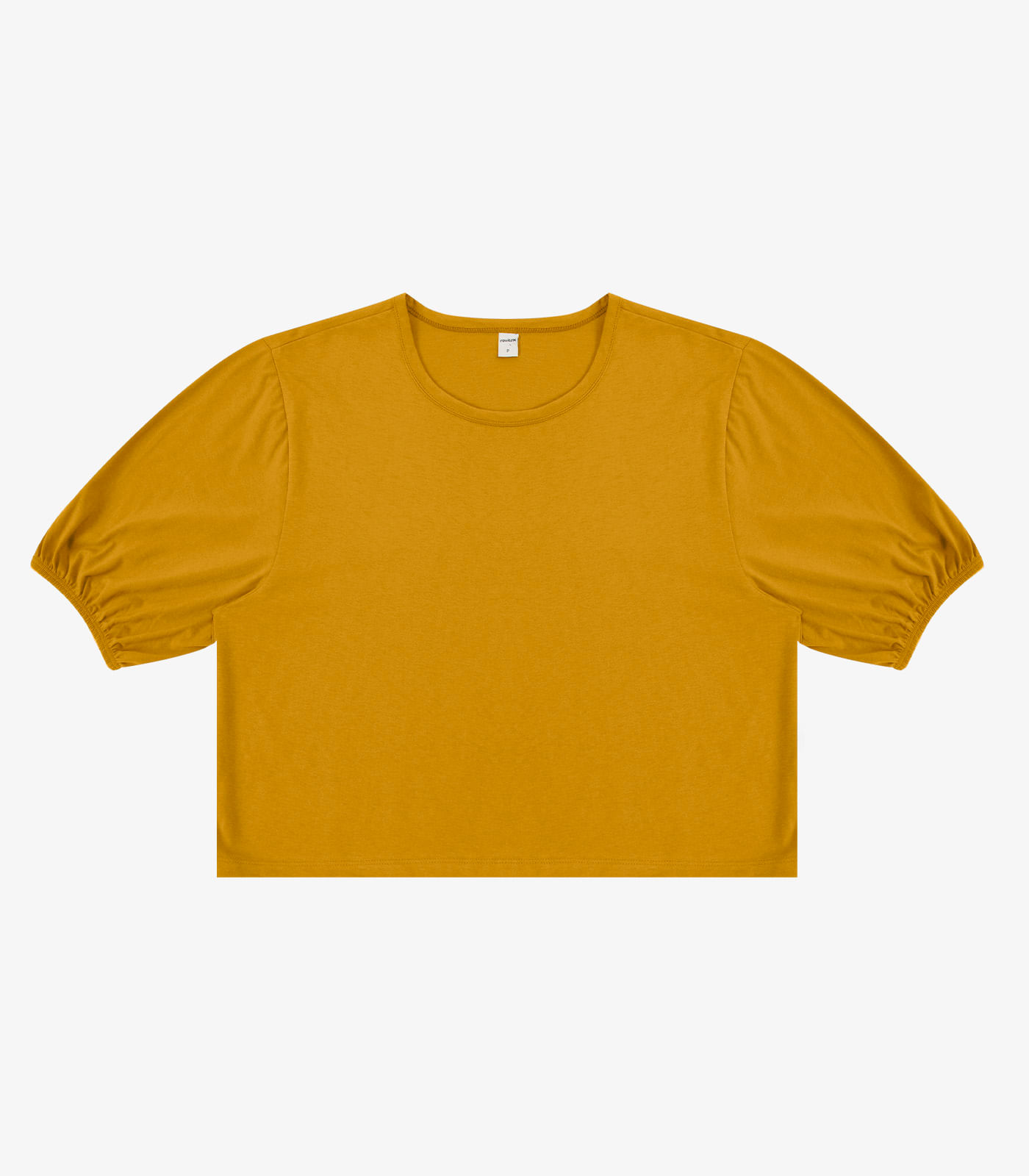 Blusa Manga Camponesa Feminina Rovitex Amarelo - Imagem 11