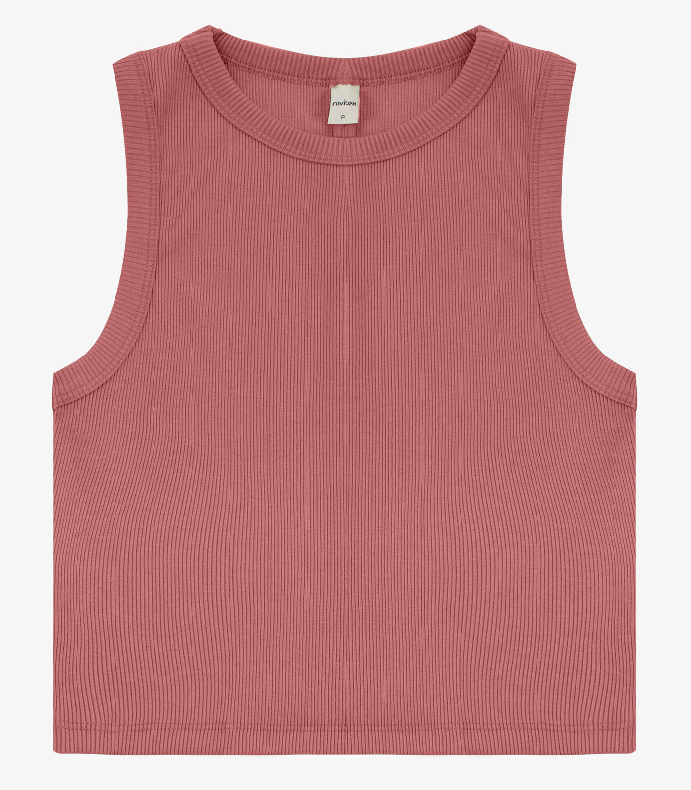 Regata Feminina em Ribana Rovitex Rosa - Imagem 23