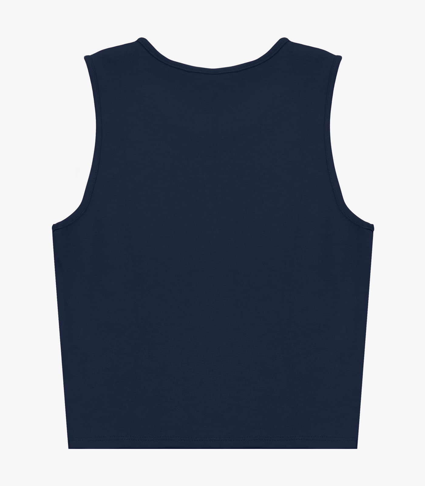 Regata Feminina em Ponto Roma Rovitex Azul - Imagem 12