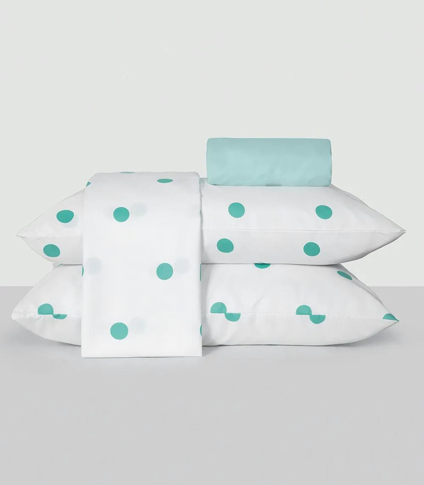 Jogo de Cama Poá Casal Lar E Lazer Azul - Imagem 3