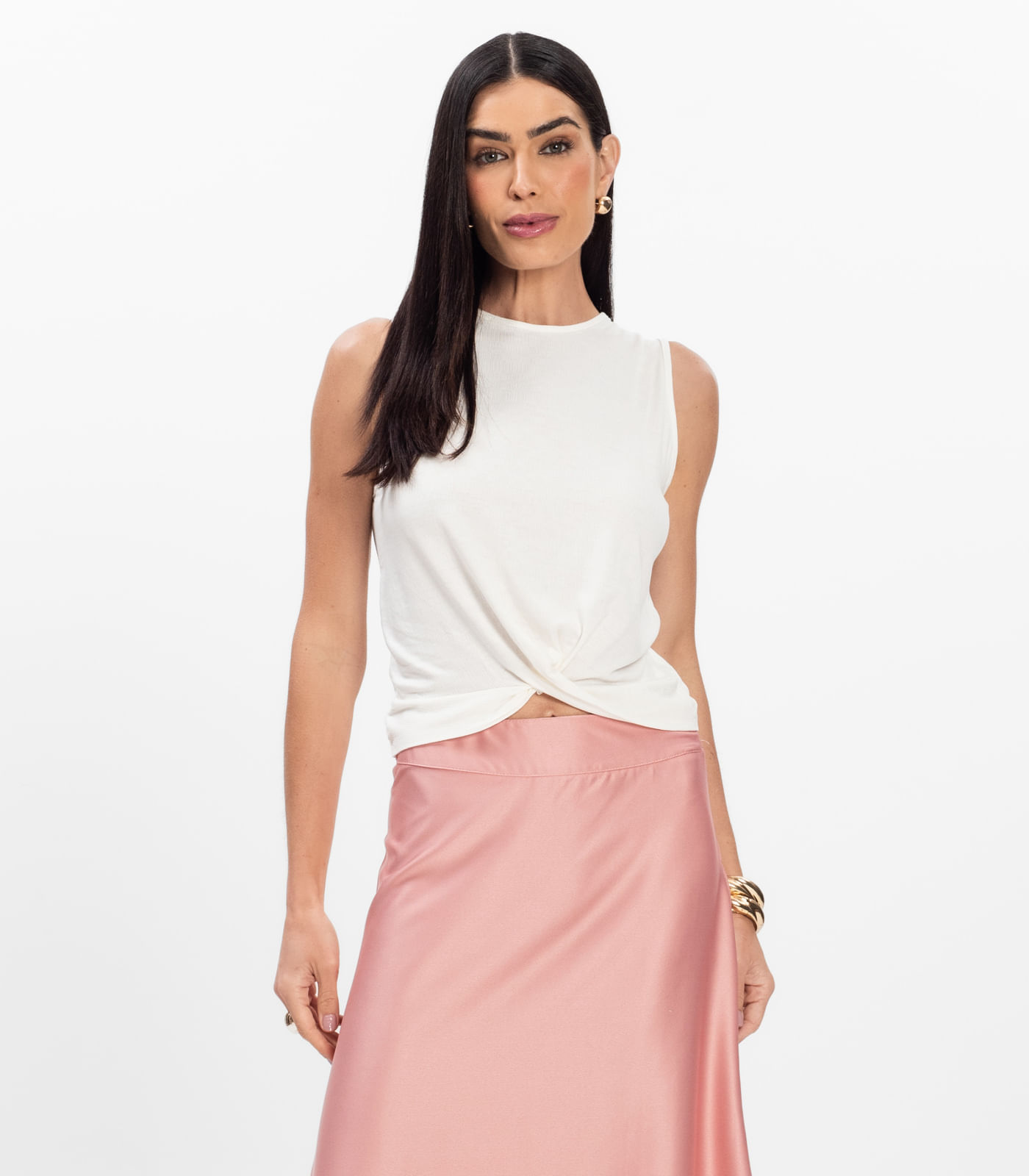 Regata Feminina Infinita Cor Bege