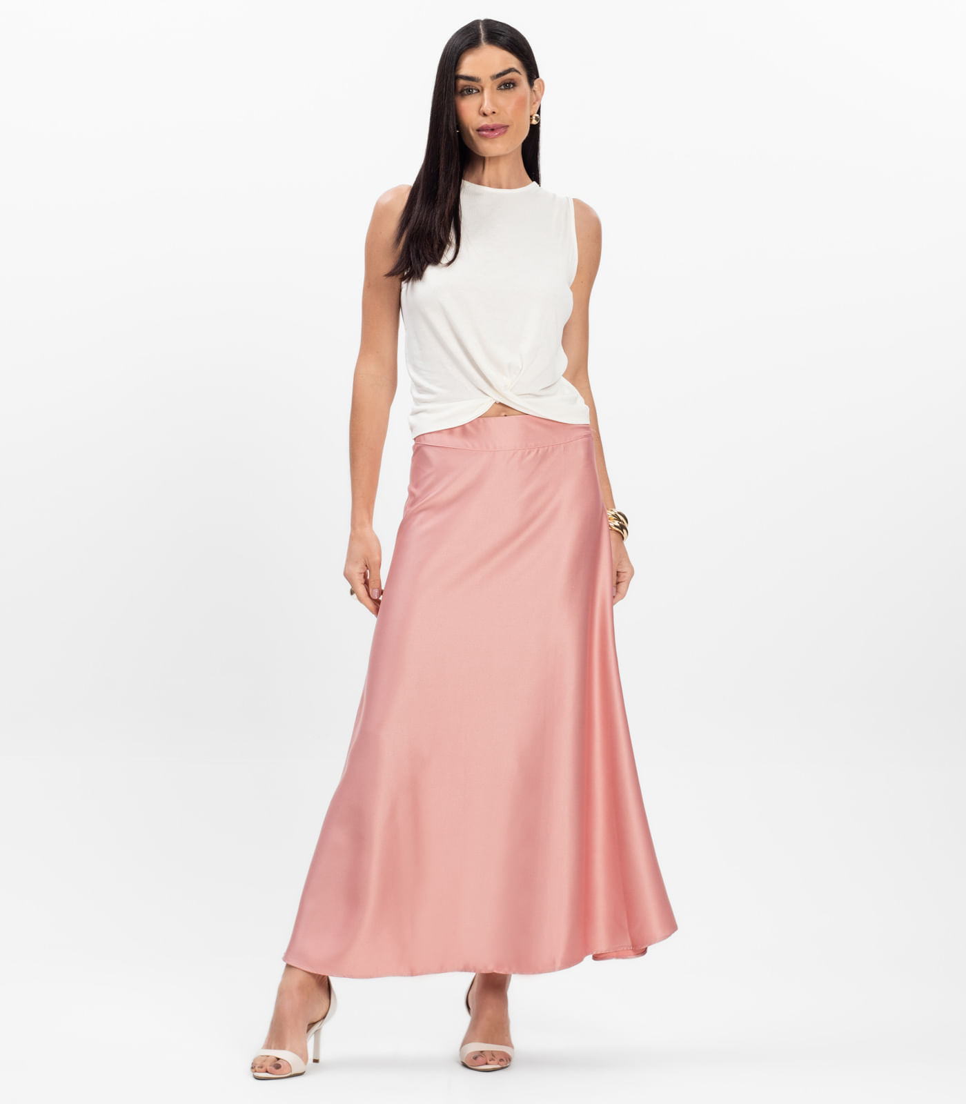 Regata Feminina Infinita Cor Bege - Imagem 4