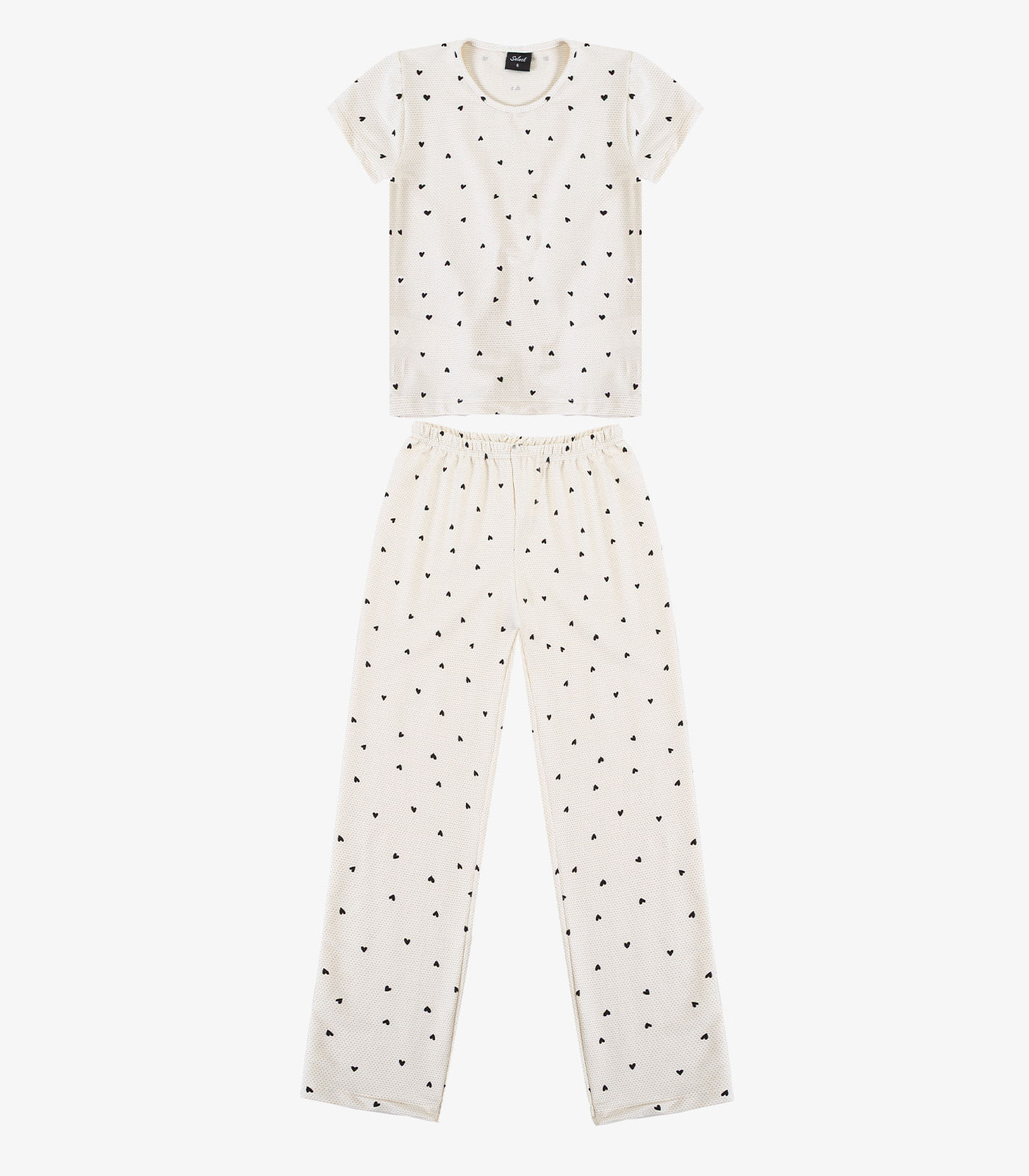 Pijama Feminino Infantil Select Bege - Imagem 7