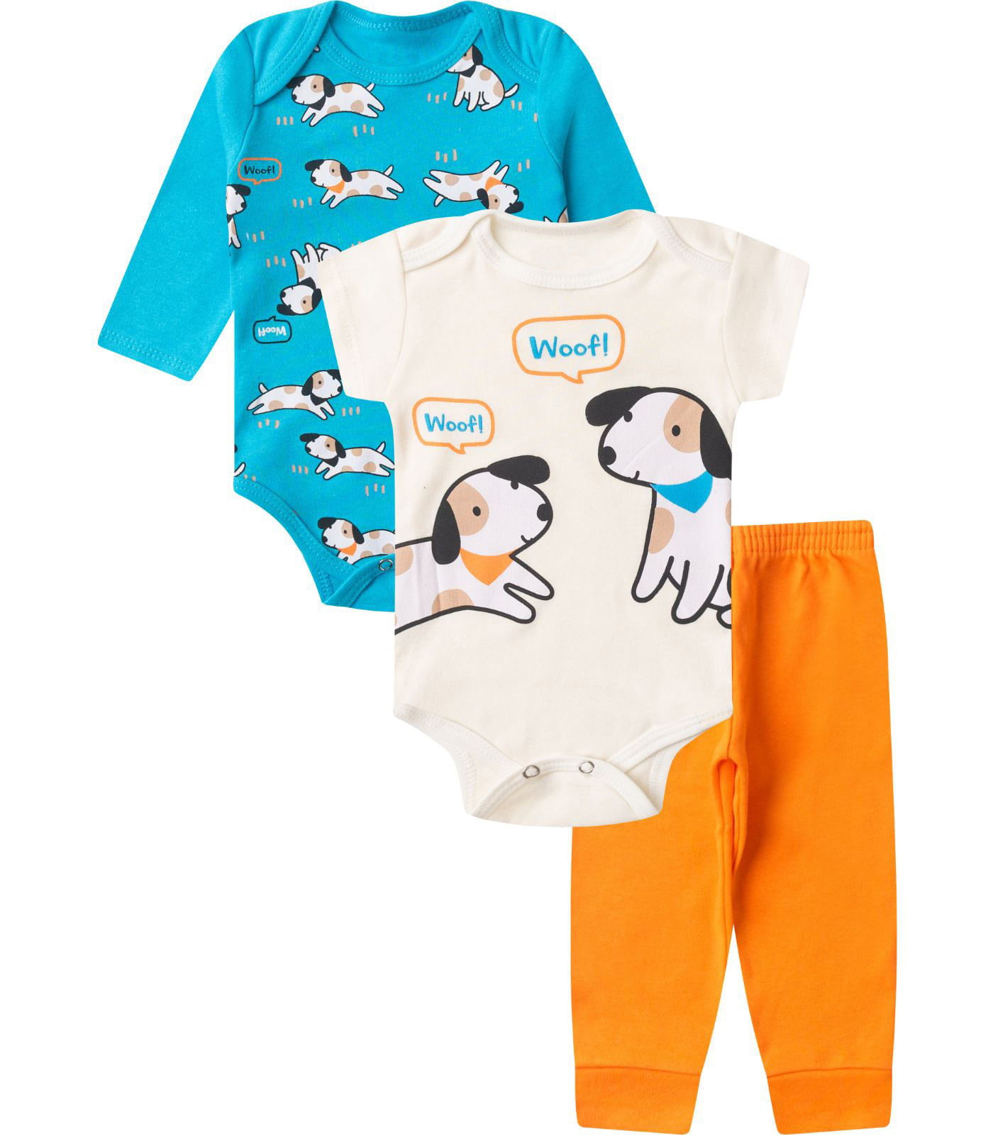 Kit Body Infantil Longo 3 Peças Select Azul - Imagem 2