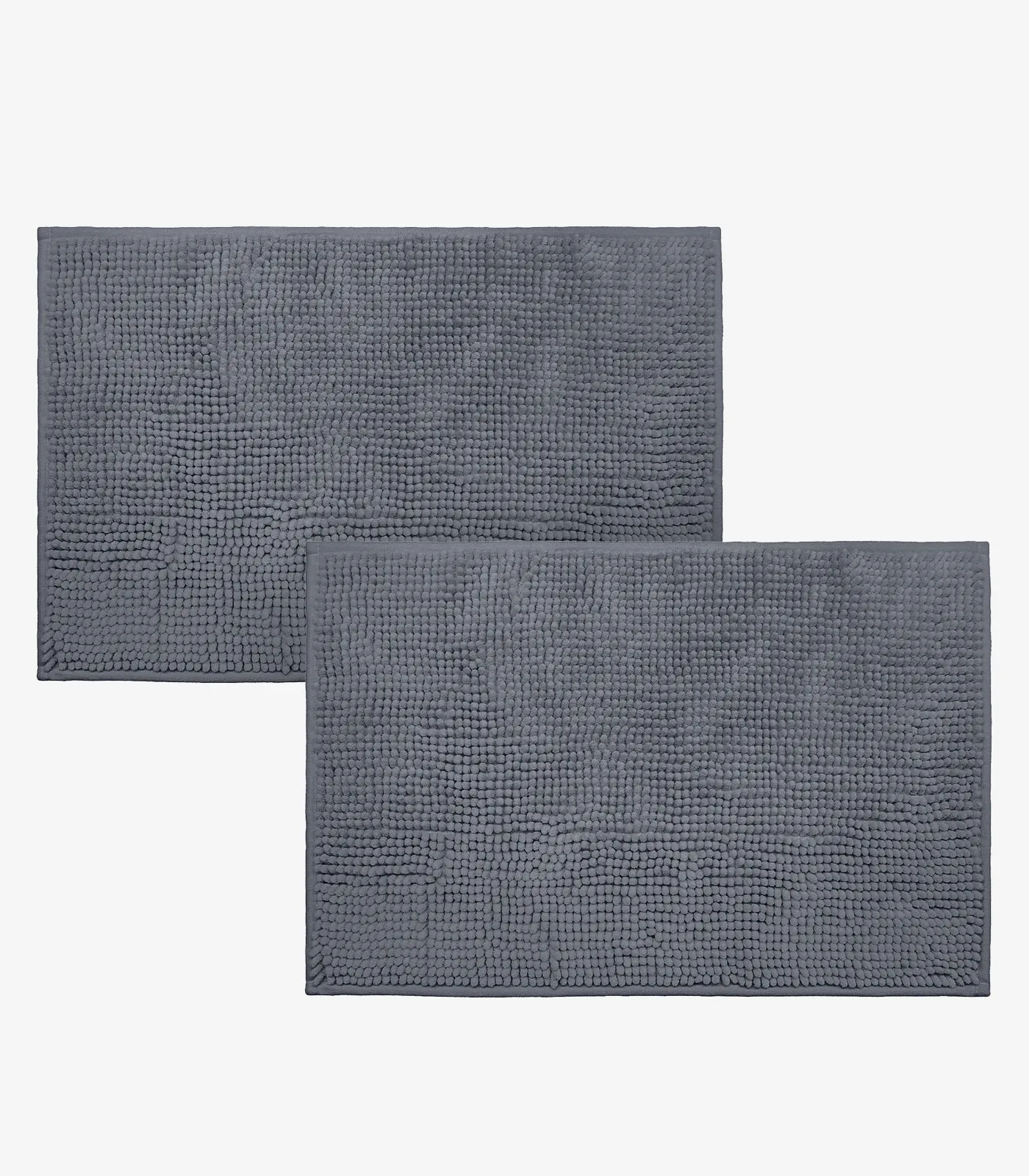 Kit 2 Tapetes Pipoca Bolinha Toque Macio Rovitex Home Cinza