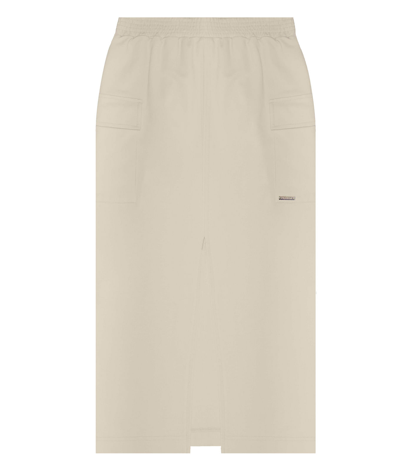 Saia Midi Cargo Feminino Rovitex Bege - Imagem 5