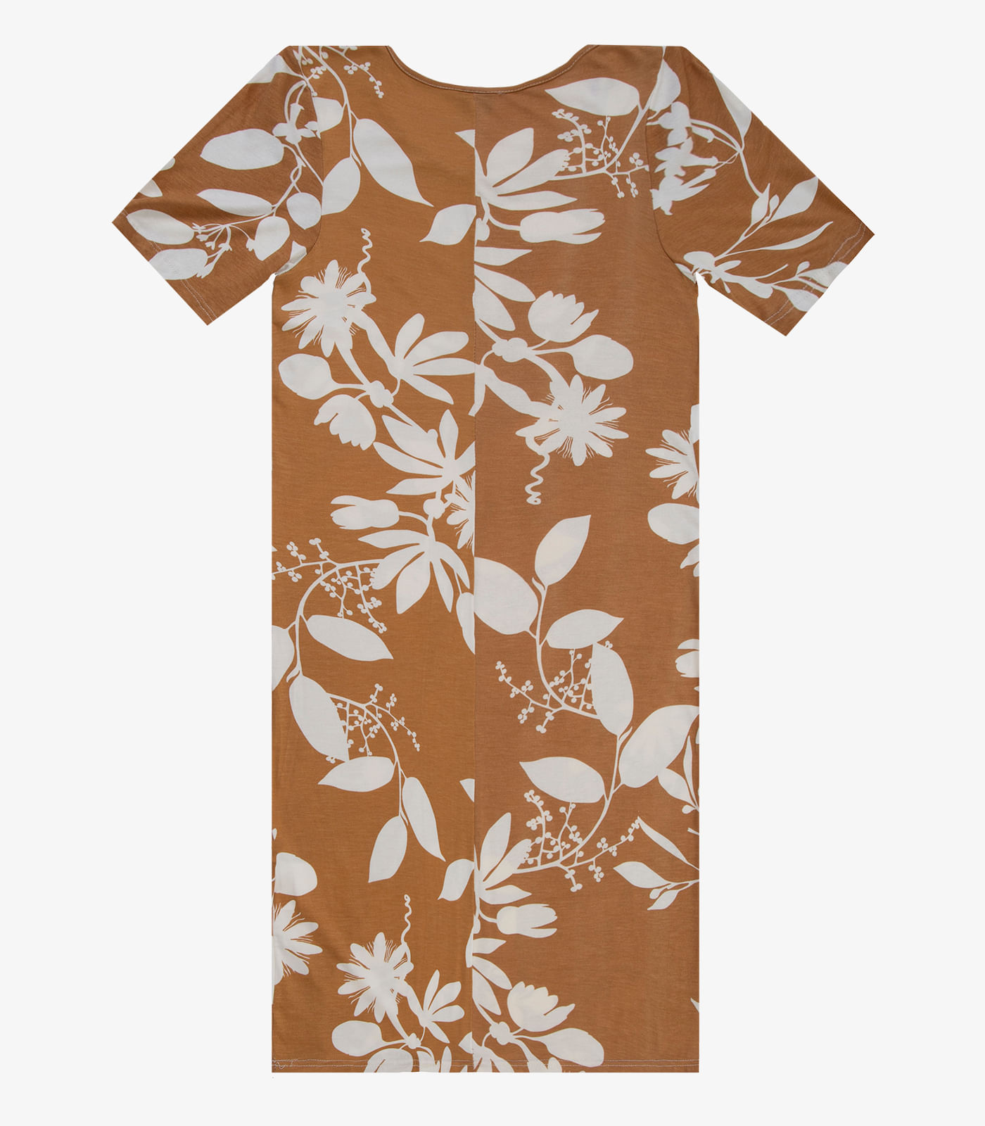 Vestido Curto Estampado Rovitex Marrom - Imagem 18