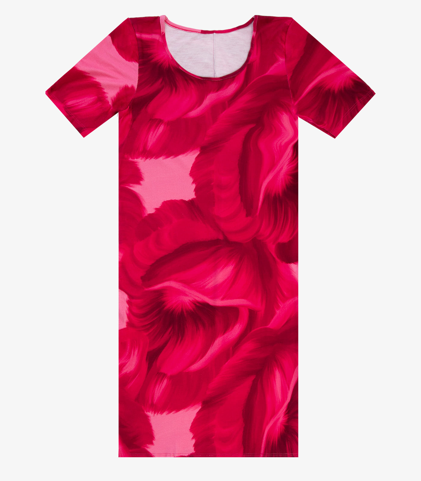 Vestido Curto Estampado Rovitex Rosa - Imagem 5