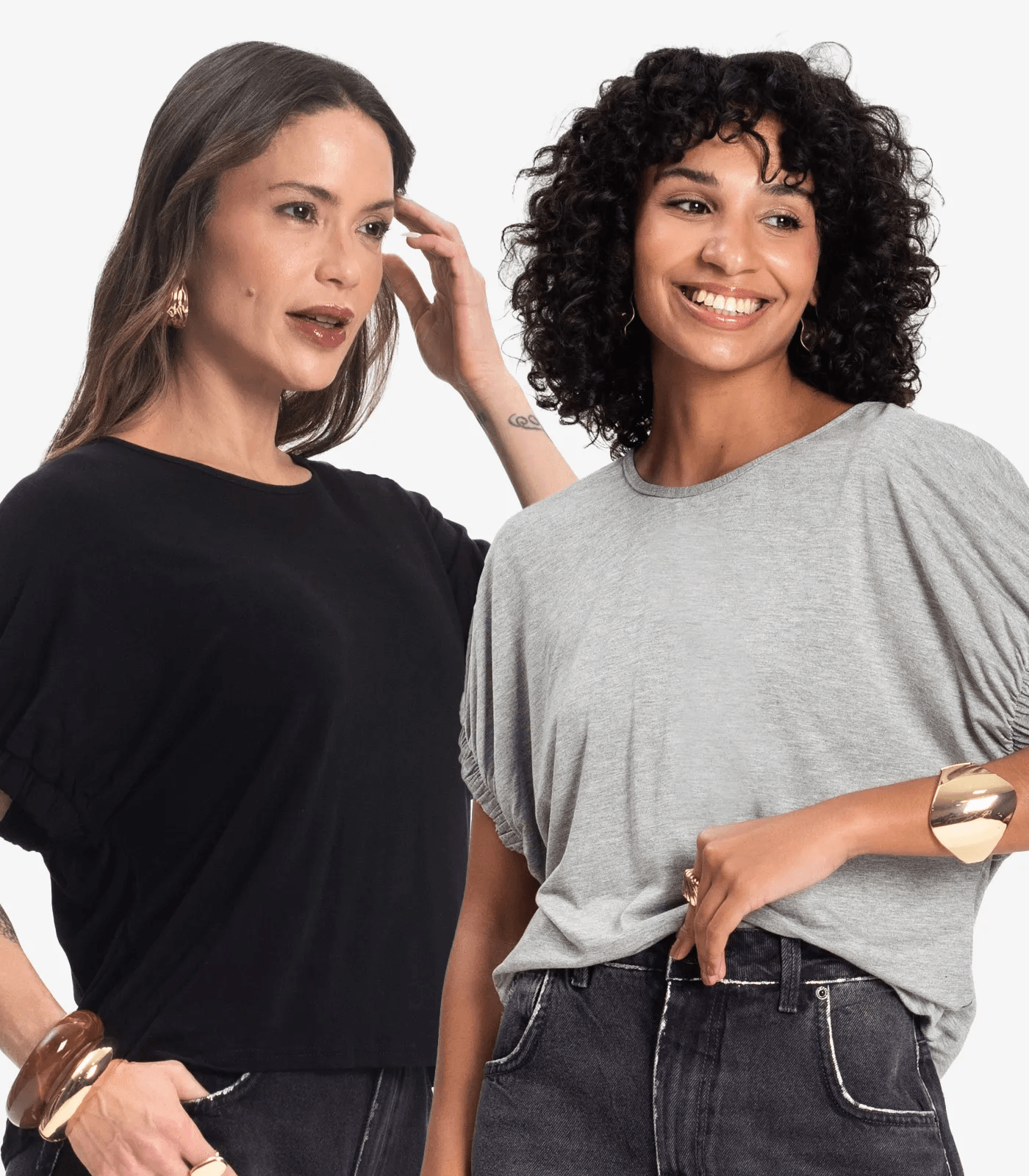 Kit 2 Blusas Viscose Infinita Cor Sortidas - Imagem 11