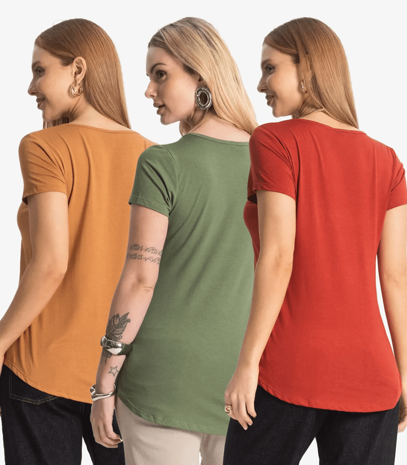 Kit 3 Blusas Femininas Básicas Select Sortidas - Imagem 12