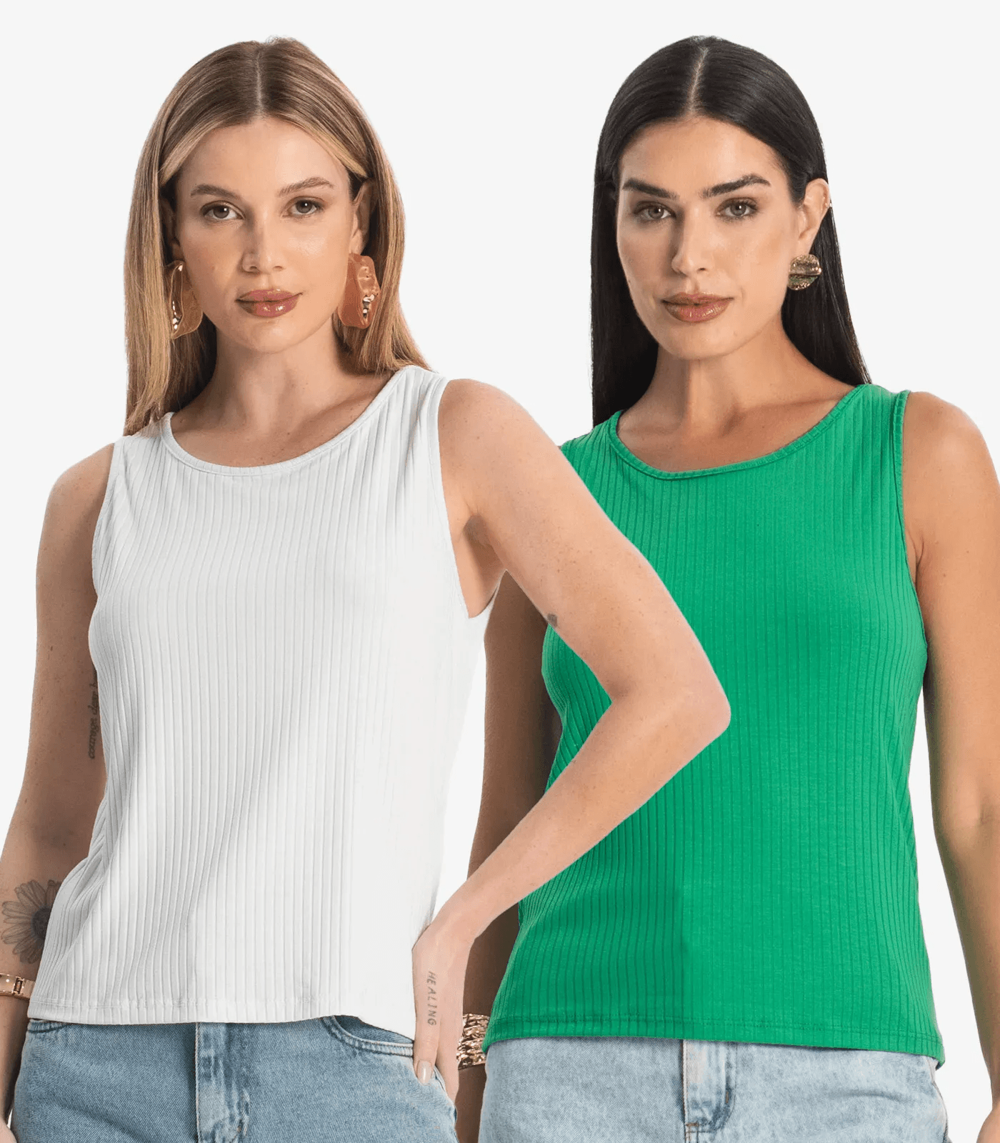 Kit 2 Regatas Femininas Select Sortidas - Imagem 10