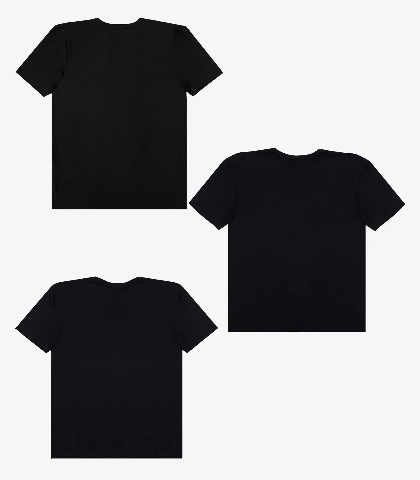 Kit 3 Camisetas Adulto Masculino em Meia Malha Rovitex Sortido - Imagem 8