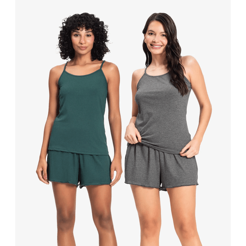Kit 2 Pijamas de Alça Feminino Select Sortido