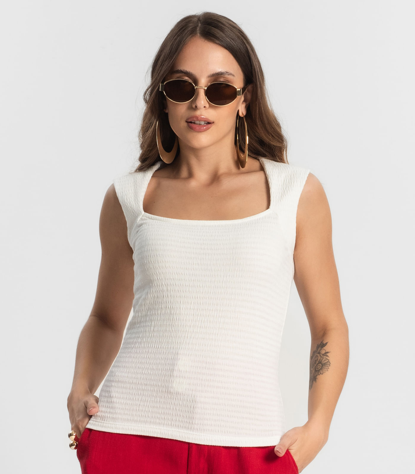 Regata Feminina Endless Bege - Imagem 2