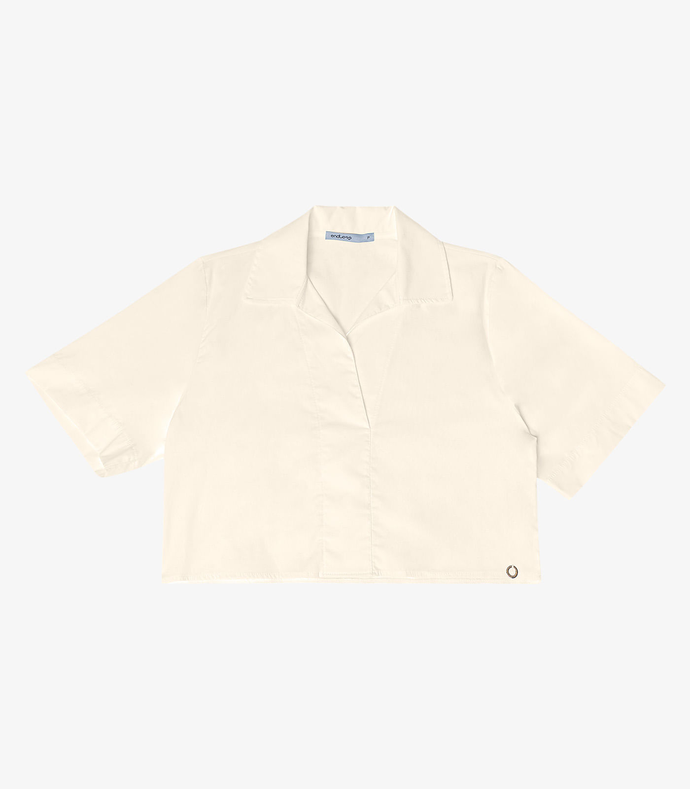 Camisa Cropped Endless Bege - Imagem 2