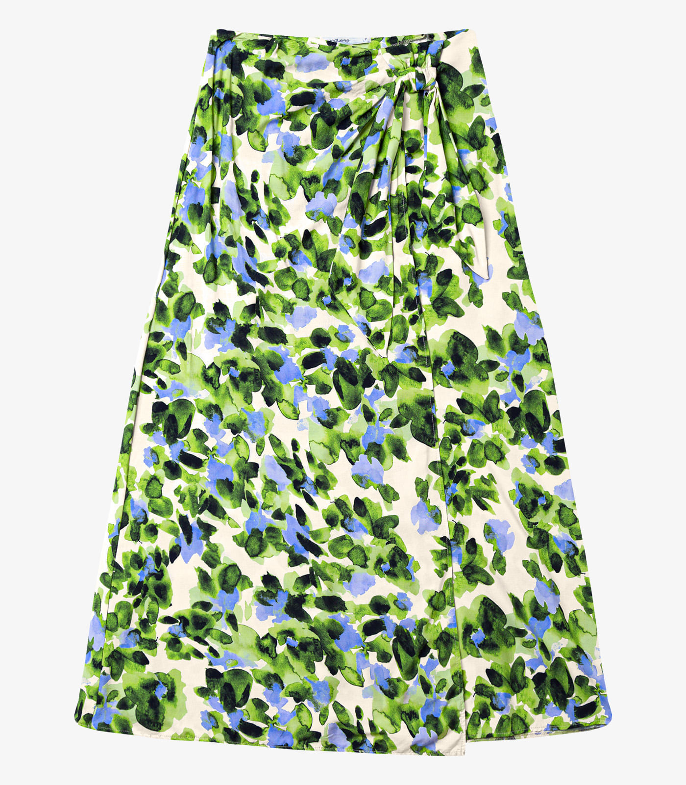 Saia Longa Estampada Endless Verde - Imagem 2