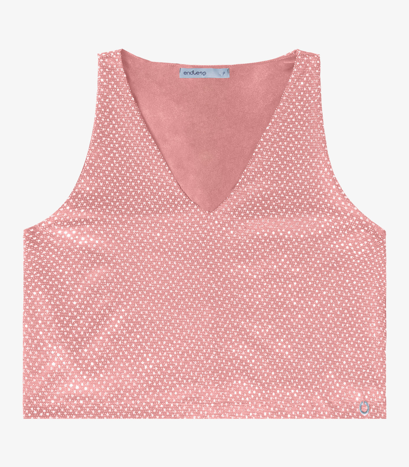 Regata Feminina Com Lantejoula Endless Rosa