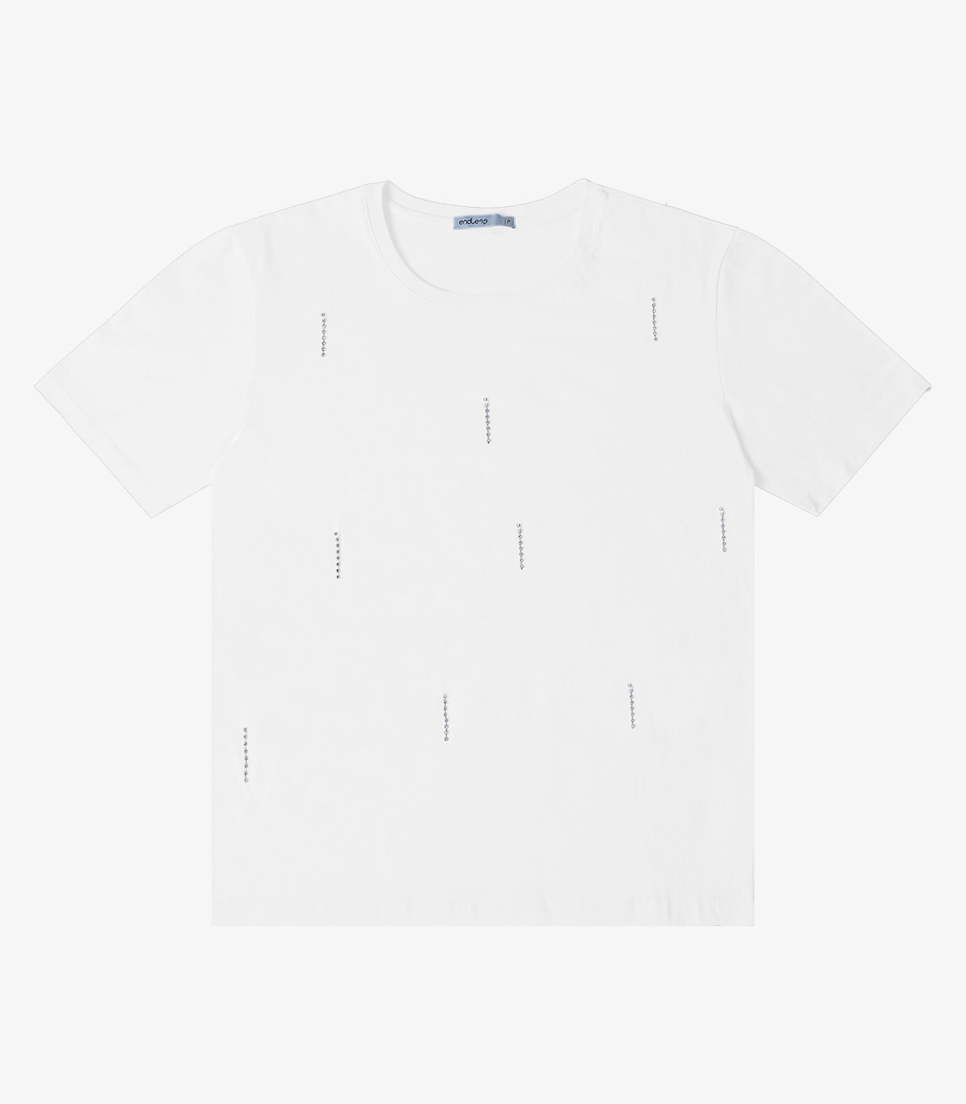 Camiseta Feminina Com Strass Endless Branco - Imagem 2