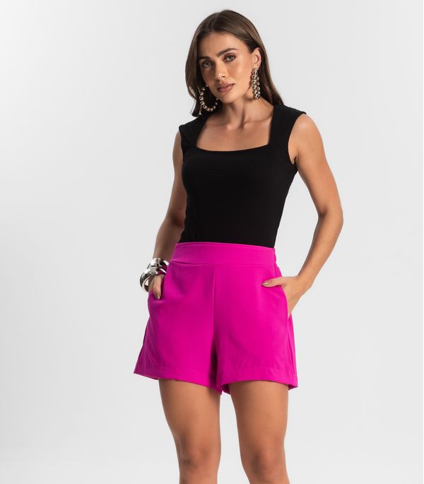 Shorts Feminino Com Bolso Endless Rosa M