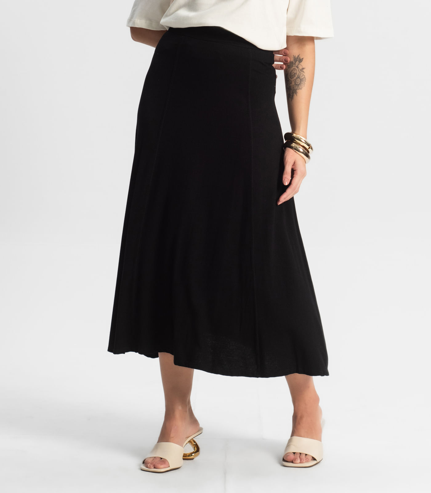 Saia Midi Endlesss Preto - Imagem 17