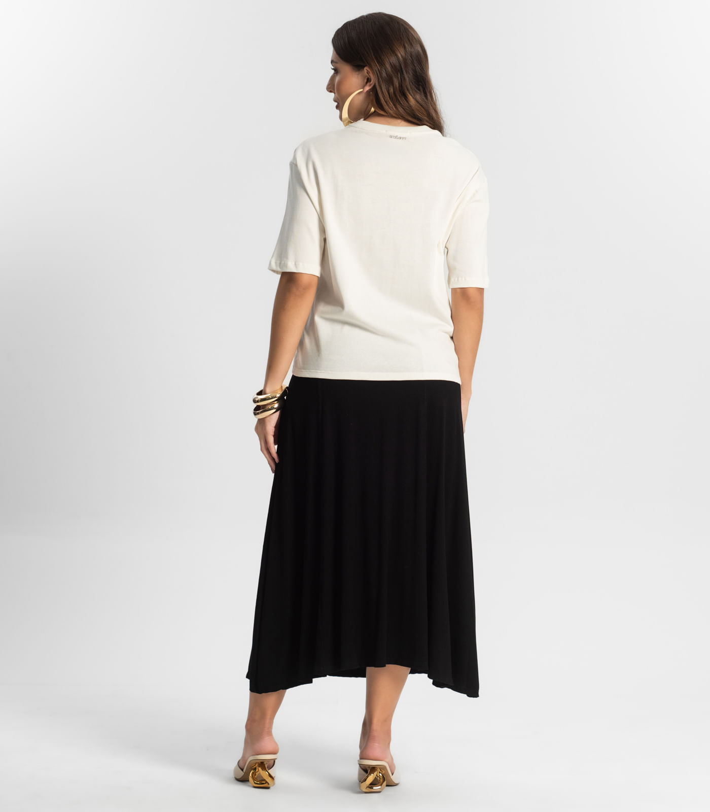 Saia Midi Endlesss Preto - Imagem 18