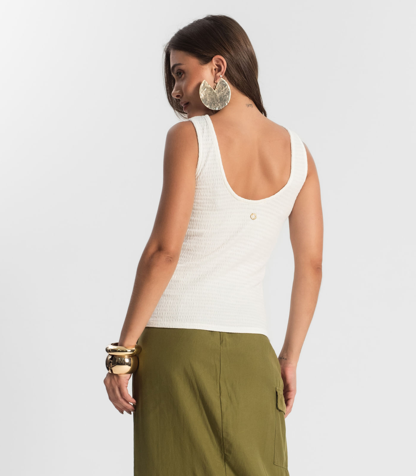 Regata Feminina Endless Bege - Imagem 13