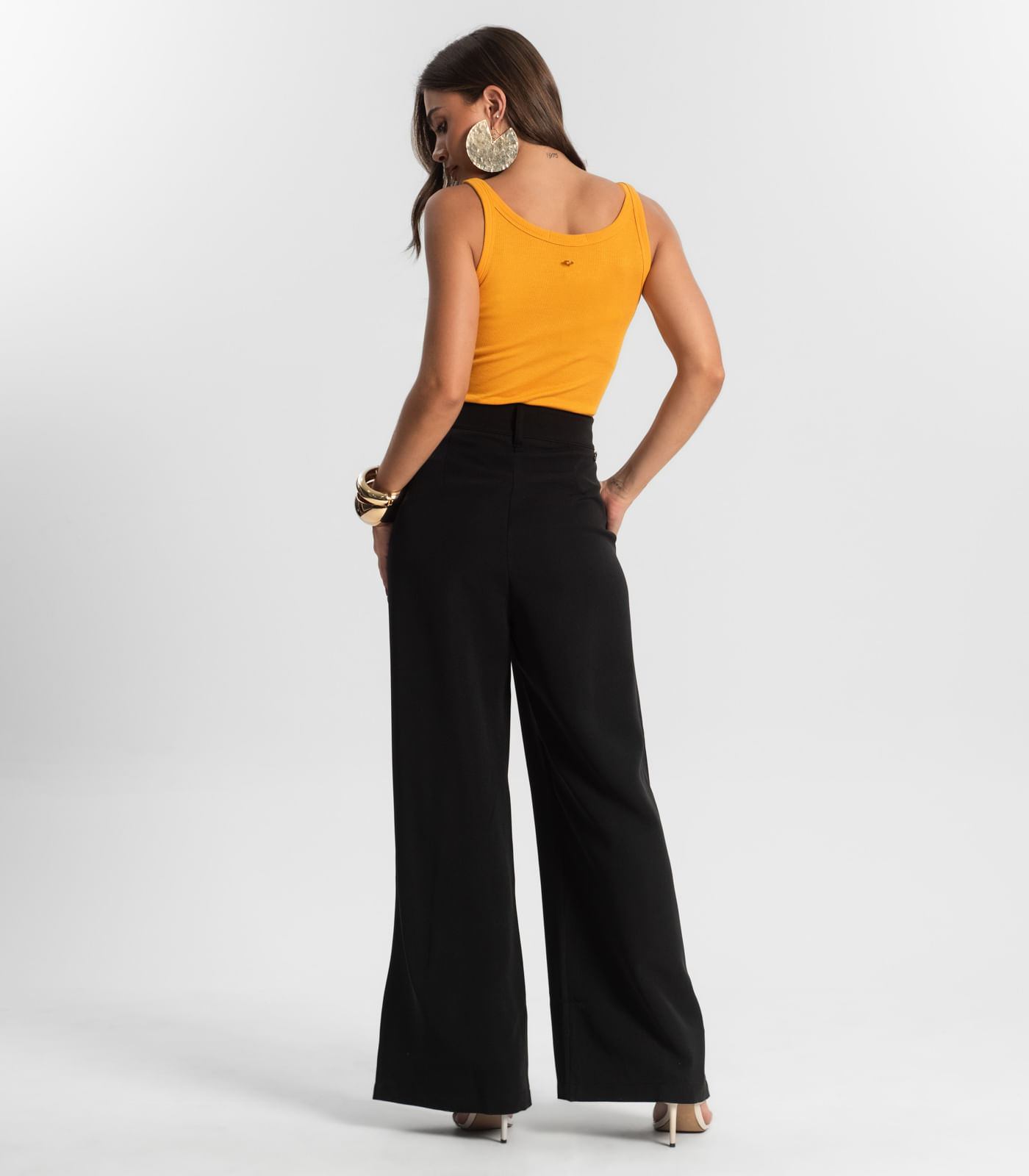 Calça Feminina Em Alfaiataria Endless Preto - Imagem 13