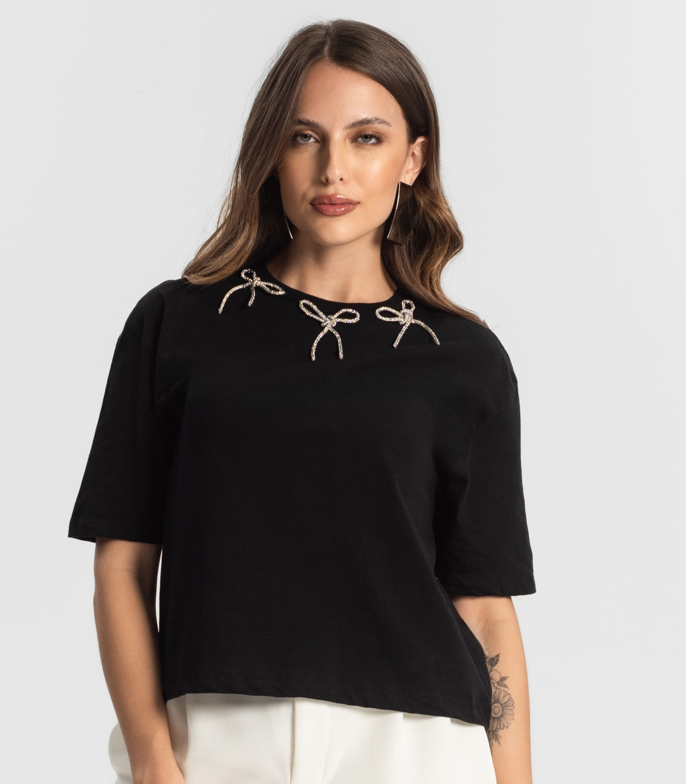 Camiseta Feminina Endless Preto - Imagem 7