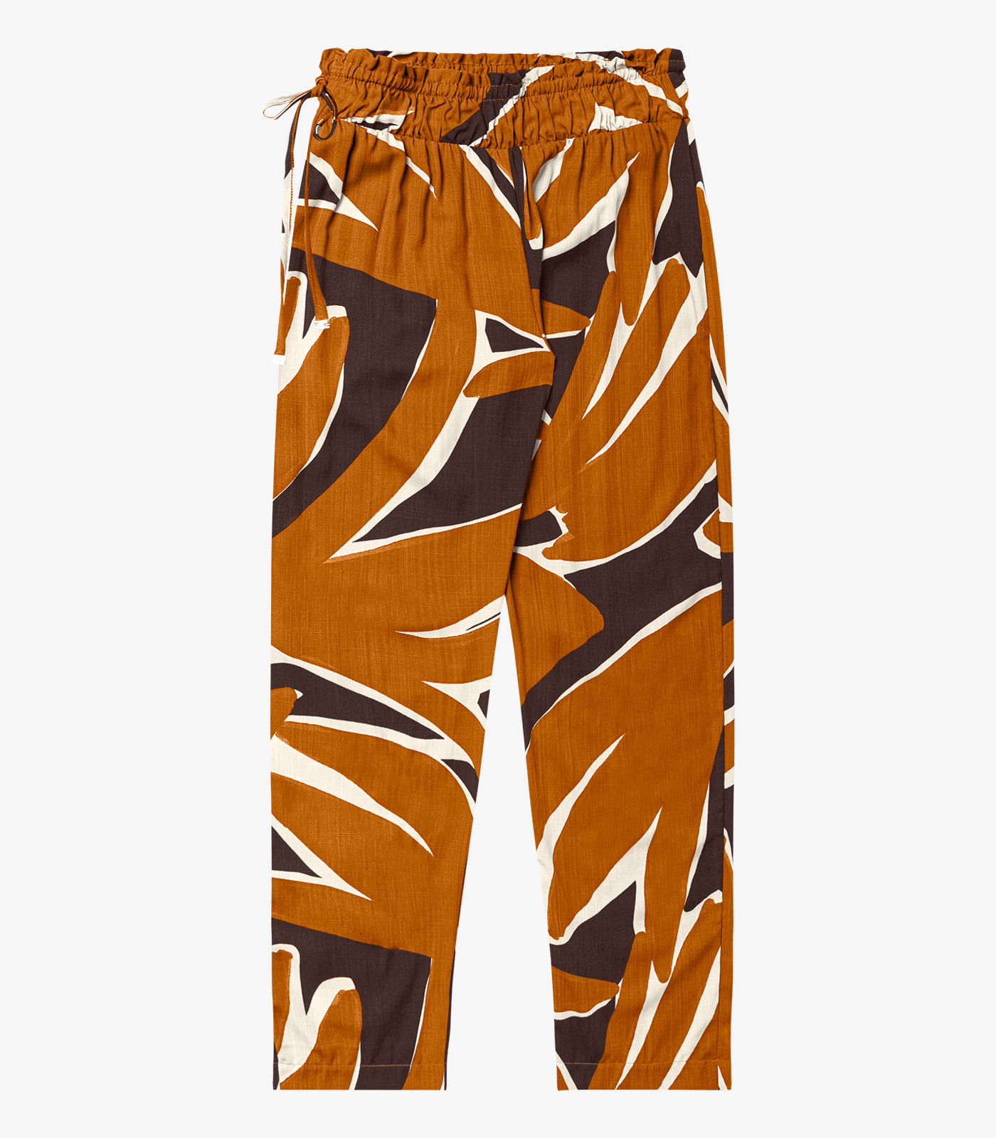 Calça Feminina Estampada Endless Marrom - Imagem 4