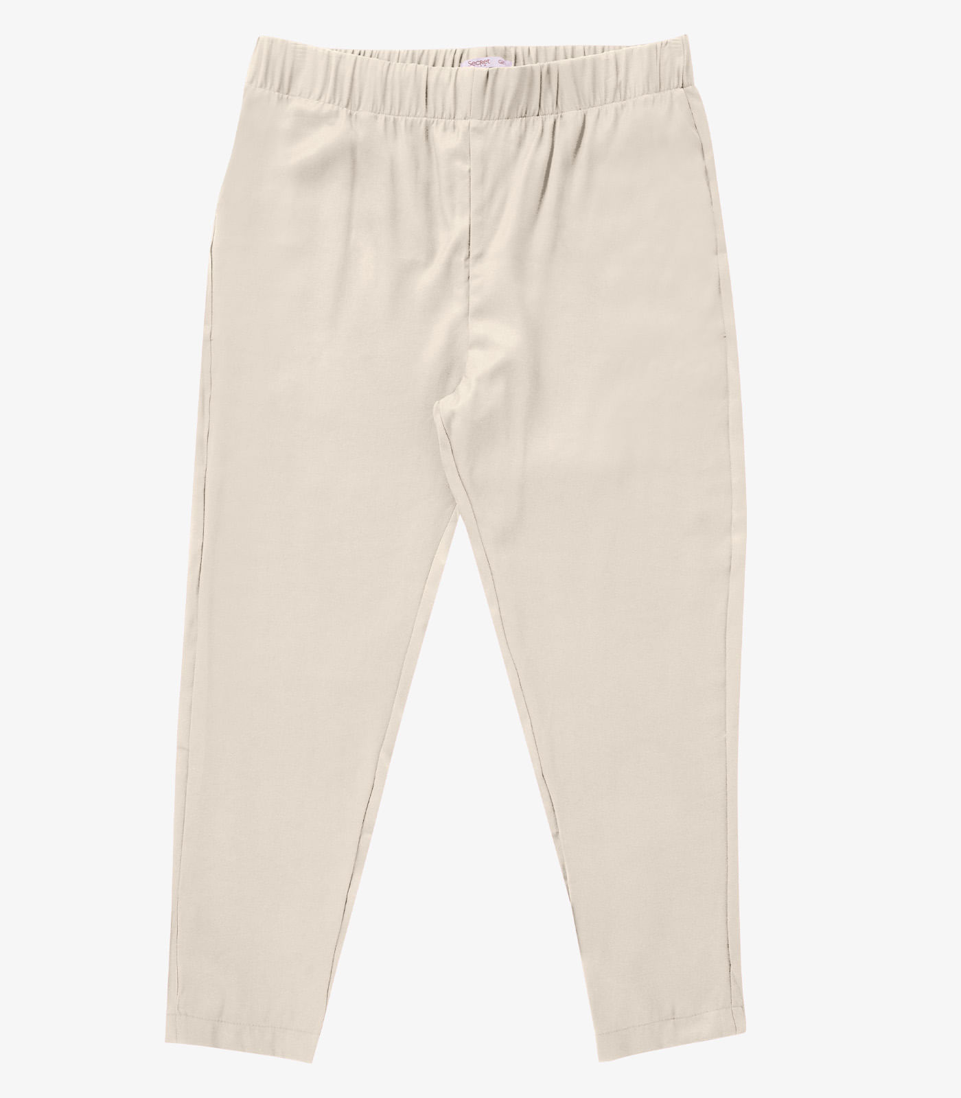 Calça Tecido Favo Plus Size Secret Glam Bege - Imagem 2