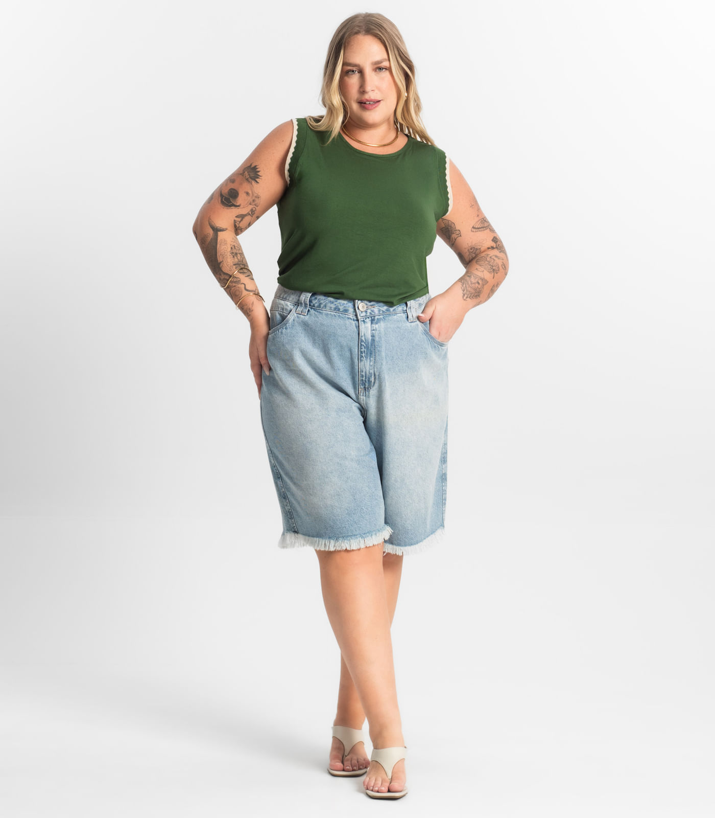 Regata Feminina Secret Glam Verde - Imagem 14