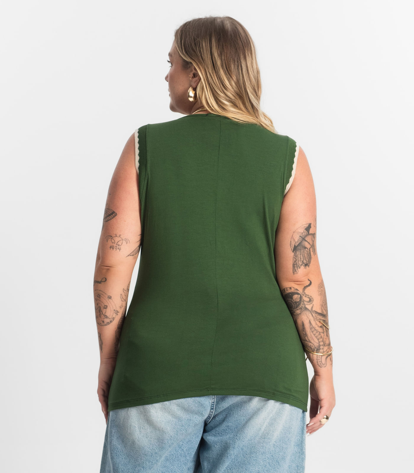 Regata Feminina Secret Glam Verde - Imagem 3