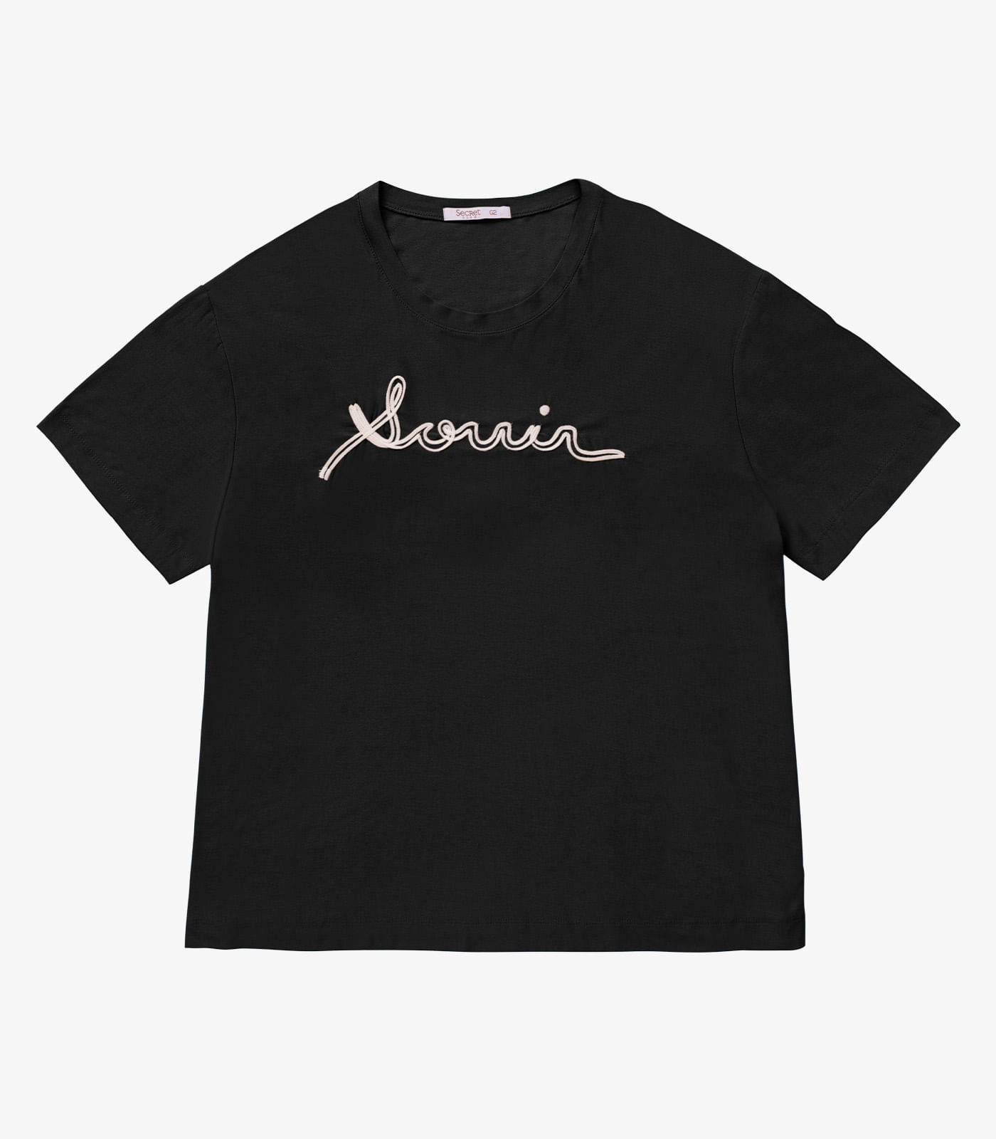 Blusa Viscose Plus Size Secret Glam Preto - Imagem 10