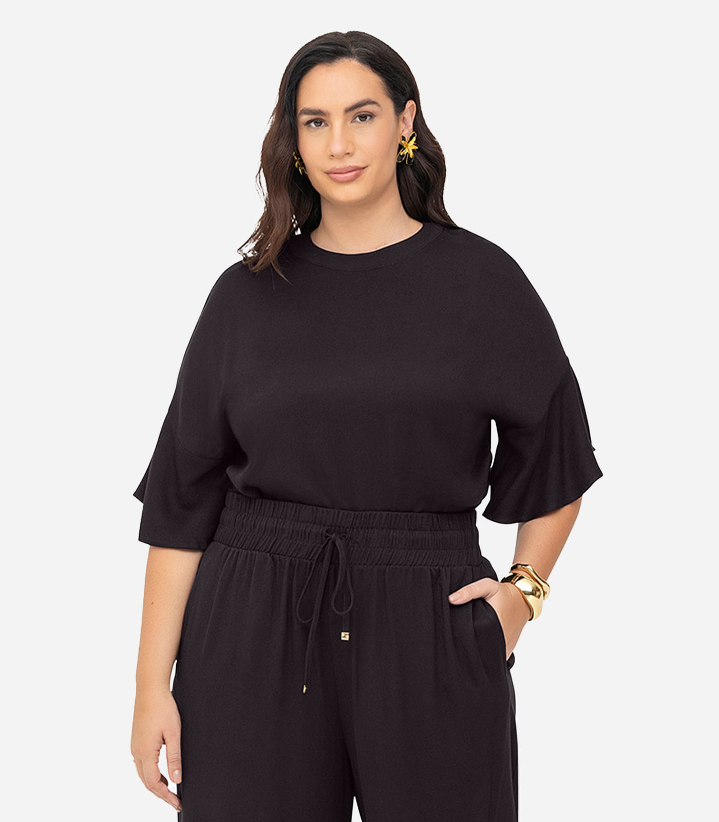 Blusa Feminina Secret Glam Preto - Imagem 3
