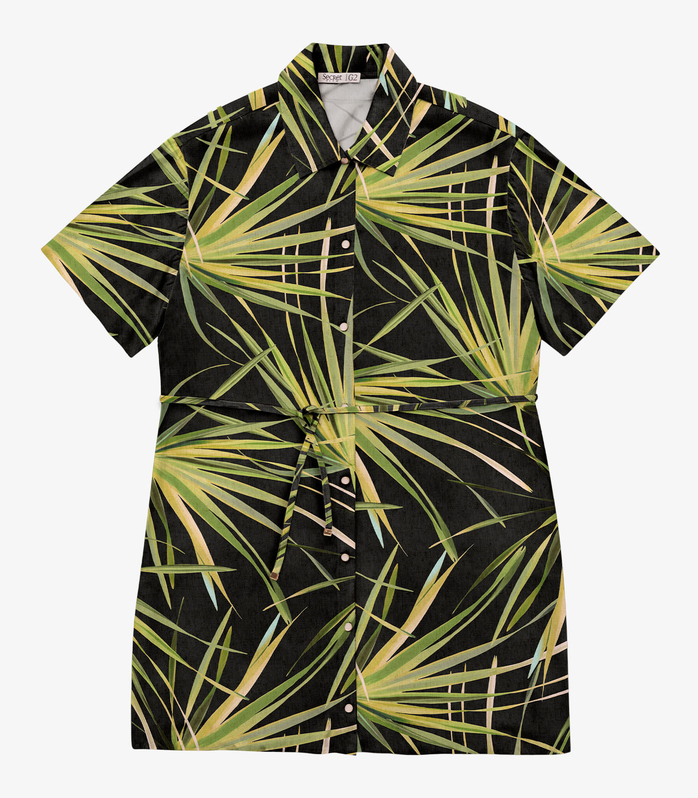 Vestido Chemise Curto Secret Glam Preto - Imagem 15