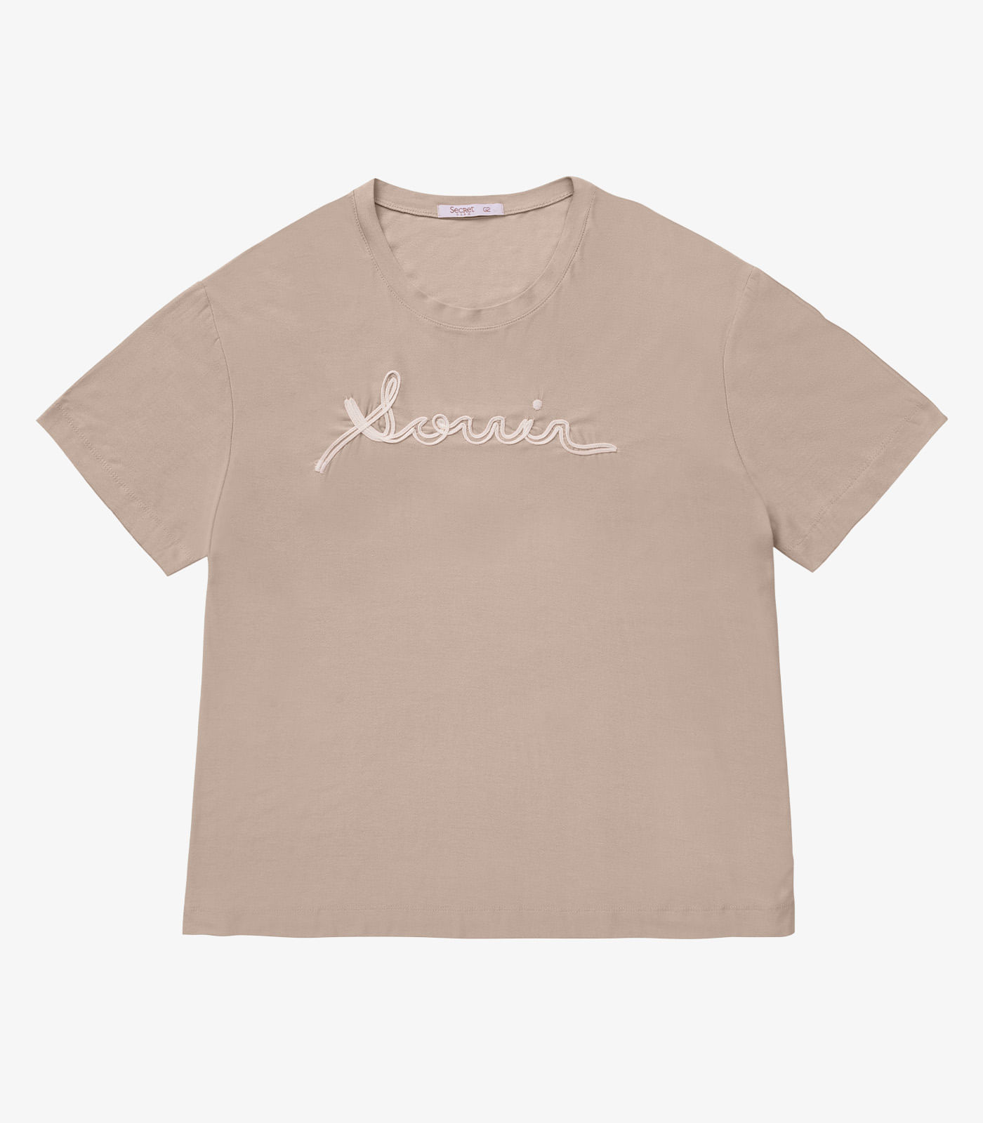 Blusa Viscose Plus Size Secret Glam Marrom - Imagem 4