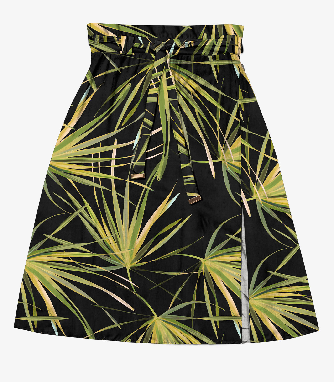 Saia Super Midi Secret Glam Preto - Imagem 4