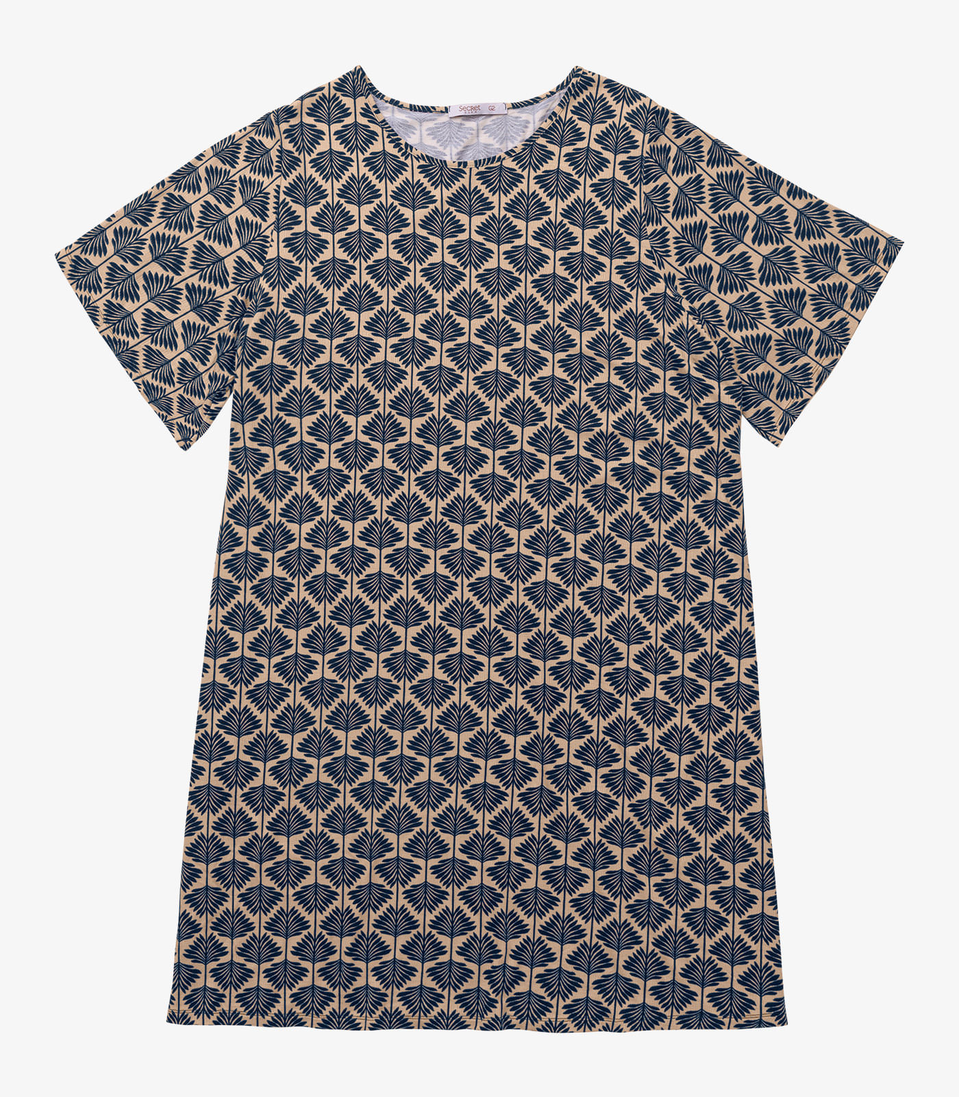 Vestido Estampado Plus Size Secret Glam Marrom - Imagem 4