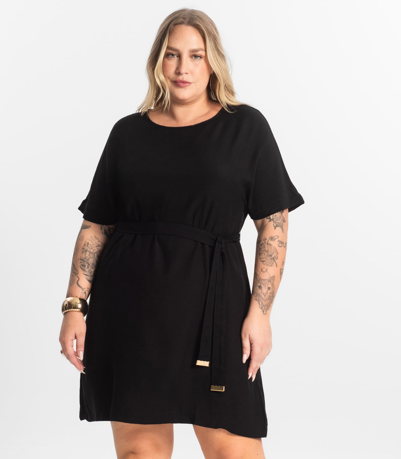 Vestido Curto Secret Glam Preto - Imagem 7